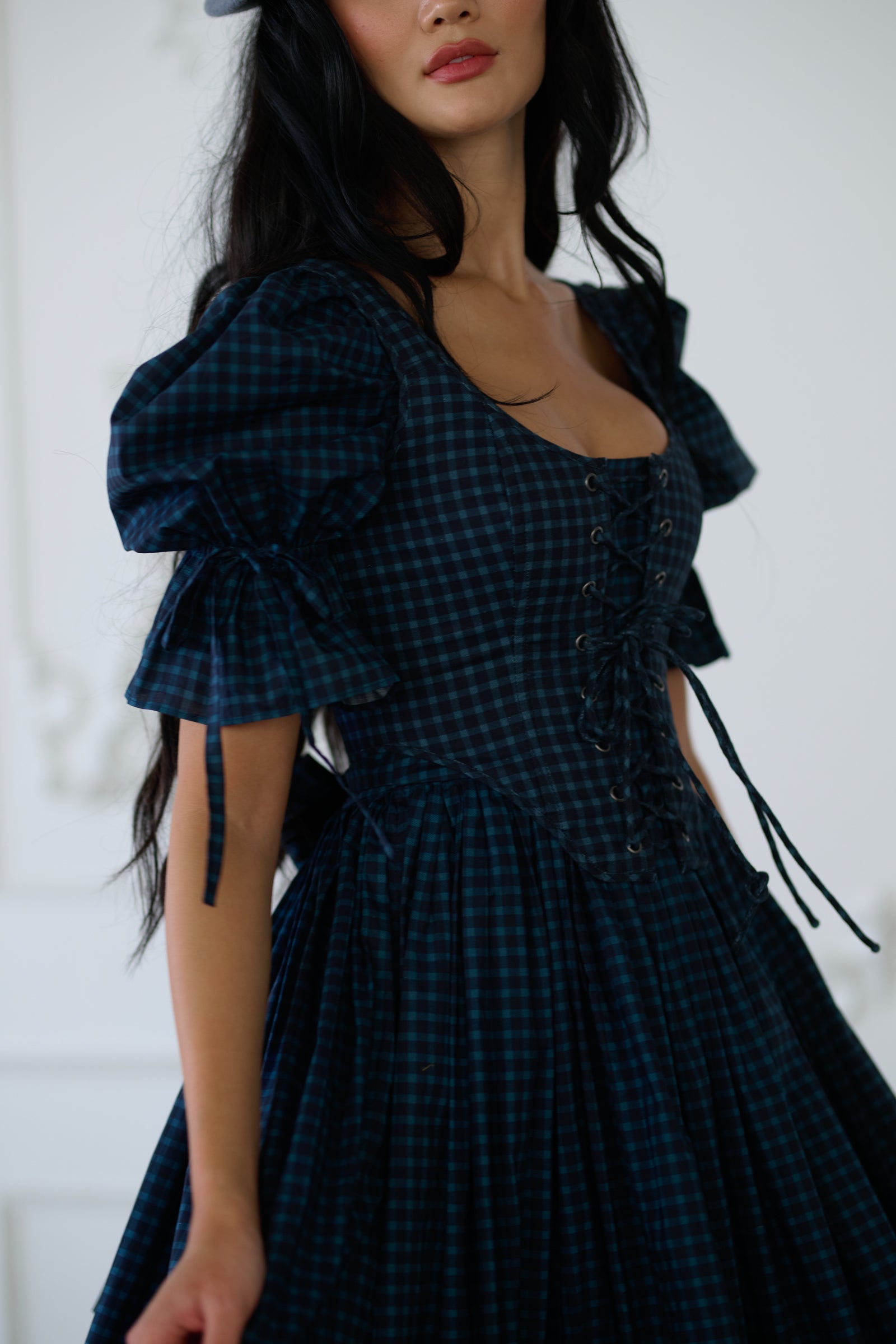 The Farmhouse Tartan Duchess Corset