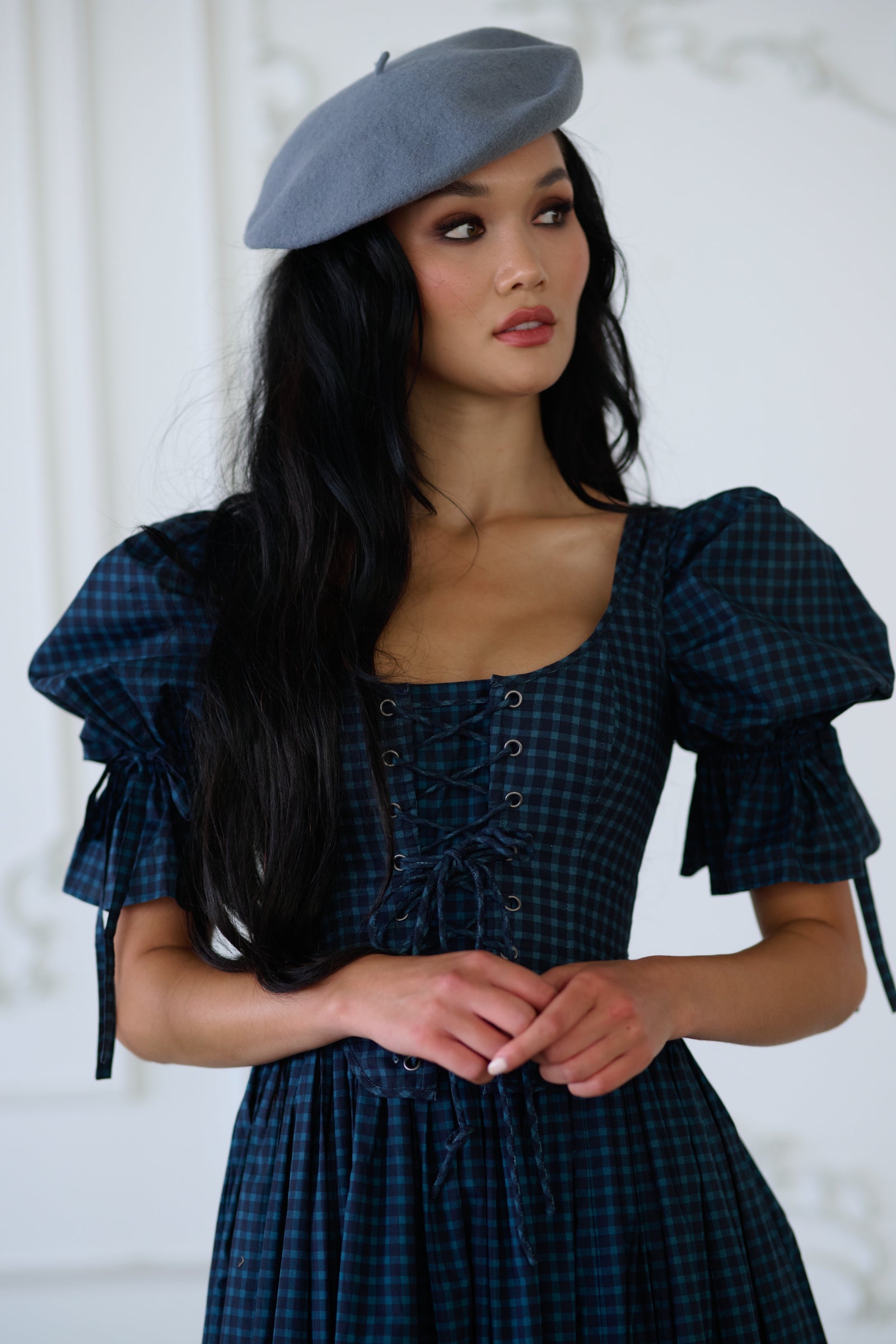 The Farmhouse Tartan Duchess Corset