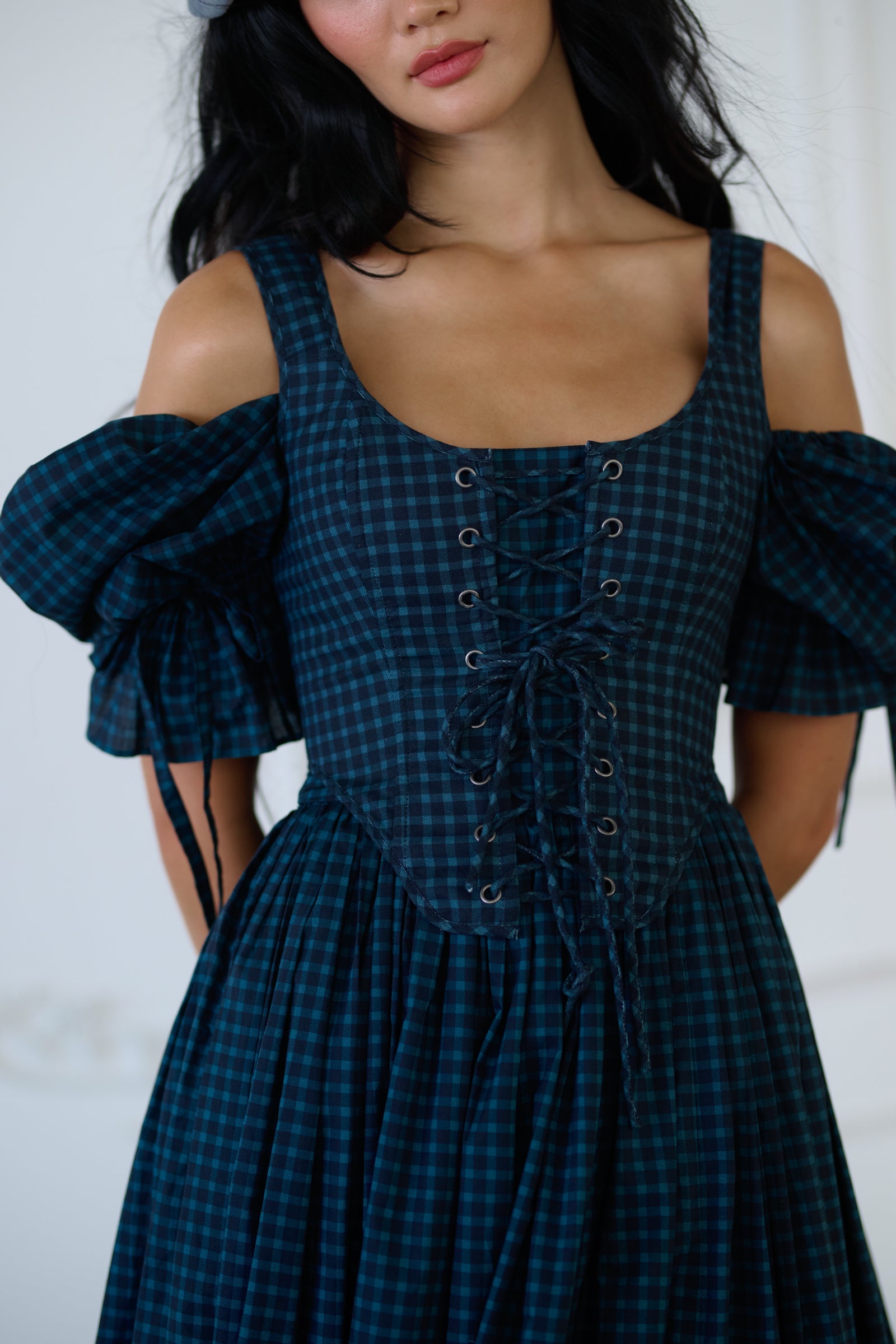 The Farmhouse Tartan Duchess Corset