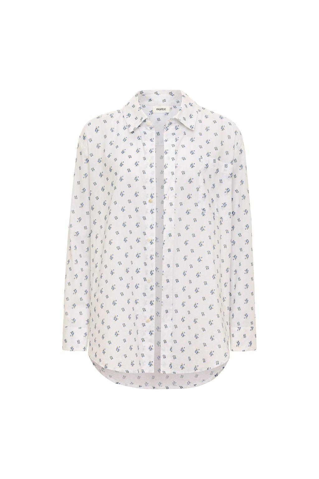 Heidi Floral Boyfriend Button Down Shirt