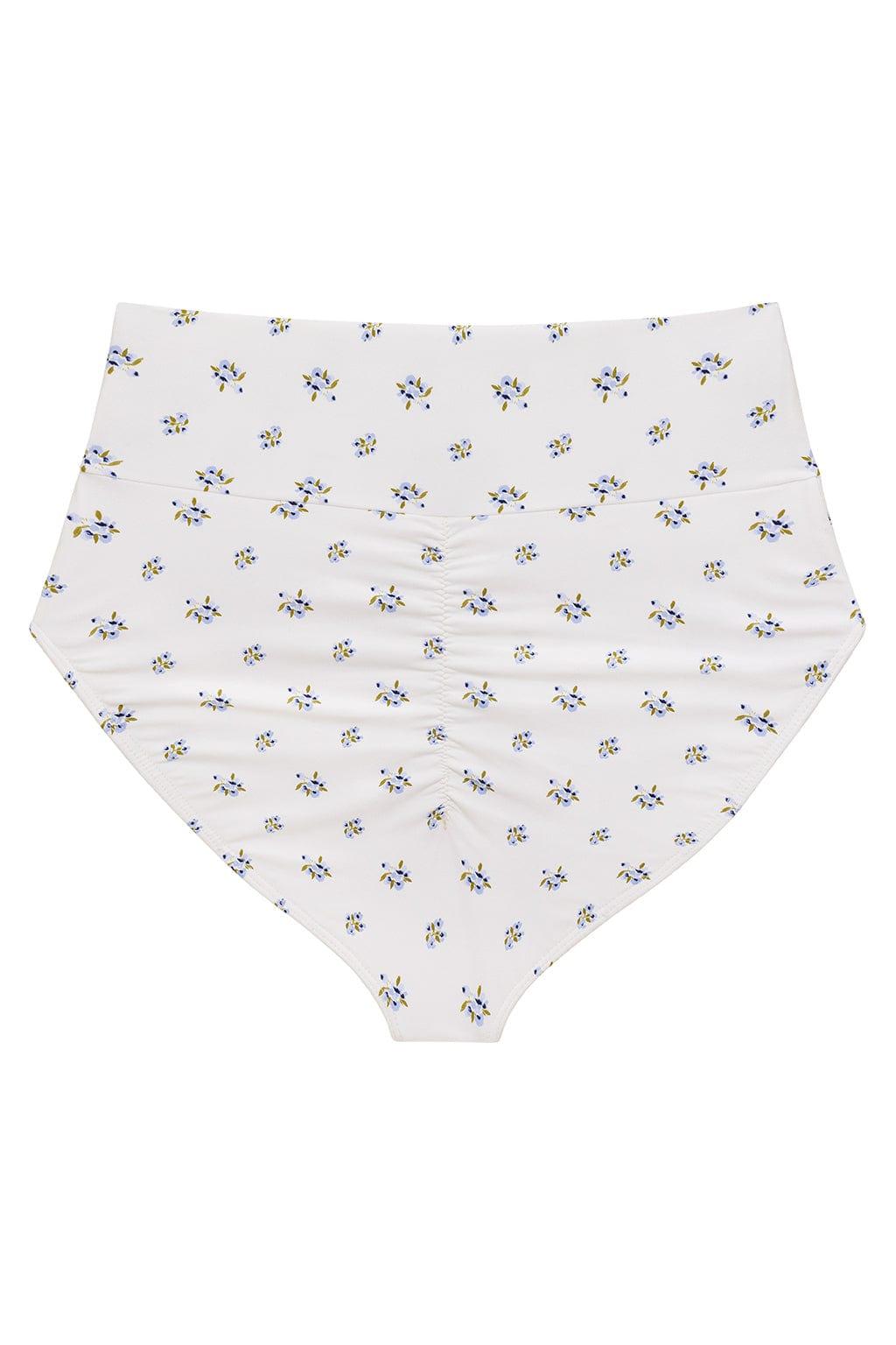 Heidi Floral Full Coverage High Rise Bikini Bottom