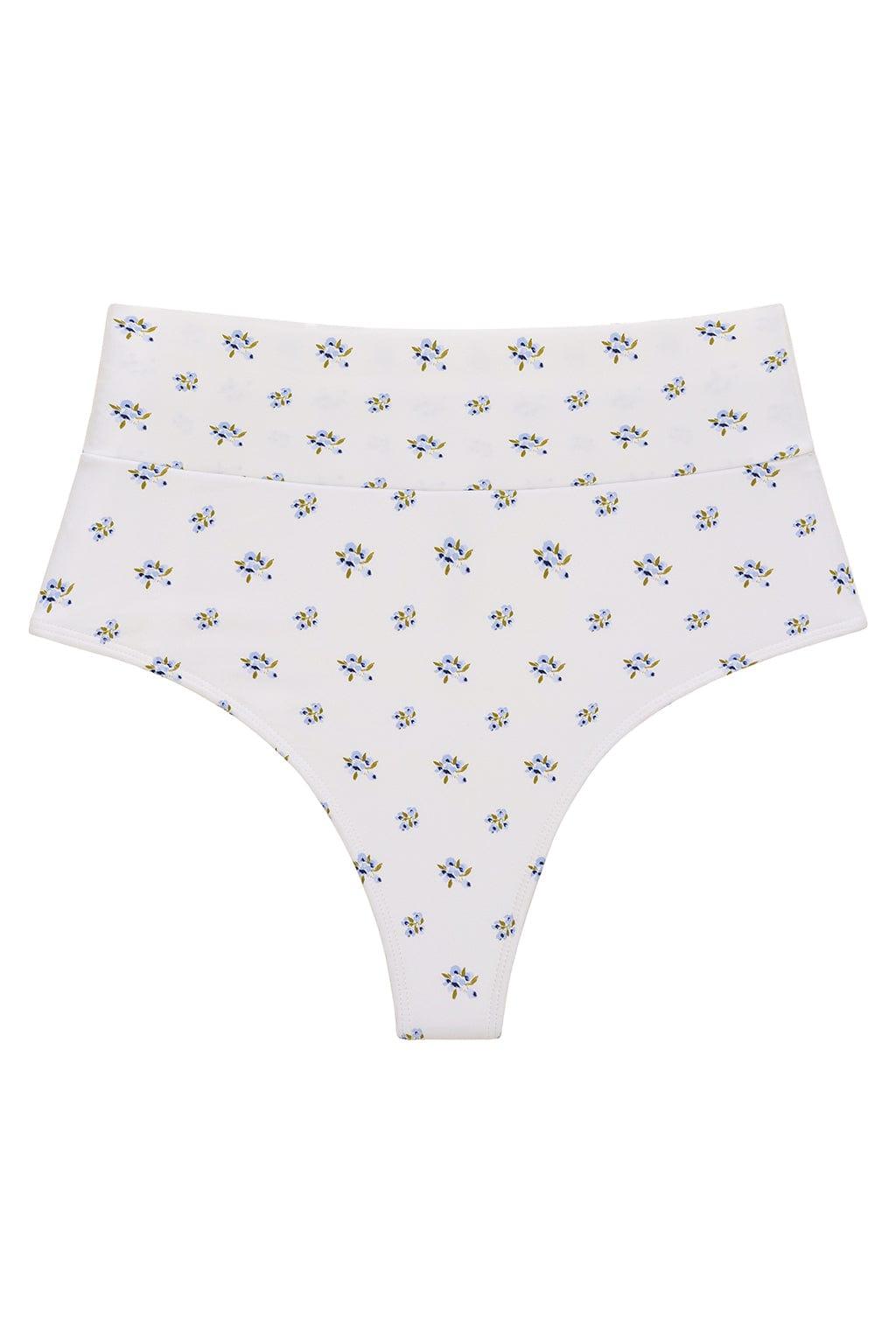 Heidi Floral Full Coverage High Rise Bikini Bottom