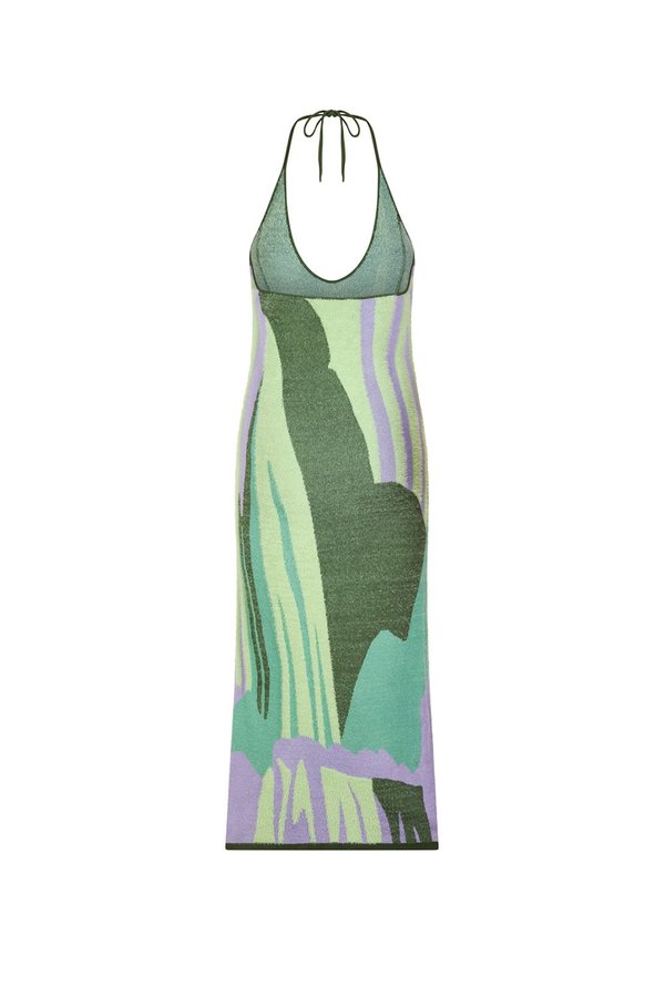 Lakeside Hockney | Grass Green Parma Violet