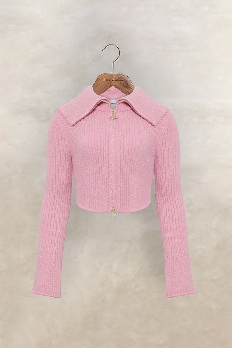 Shimmer Double Collar Peggy | Blush