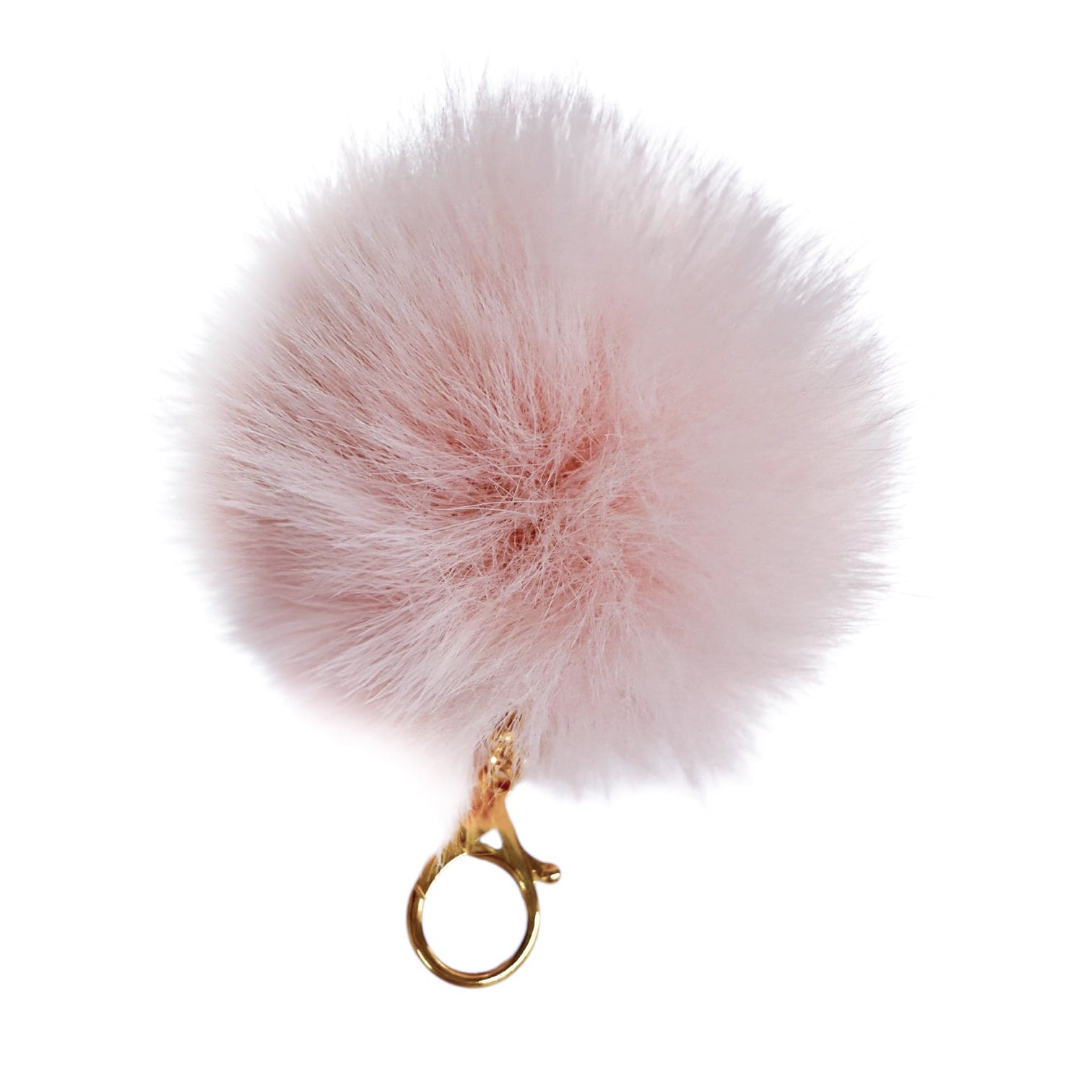 Pink Heart Faux Fur Pom Handbag Charm - Petite Maison Kids
