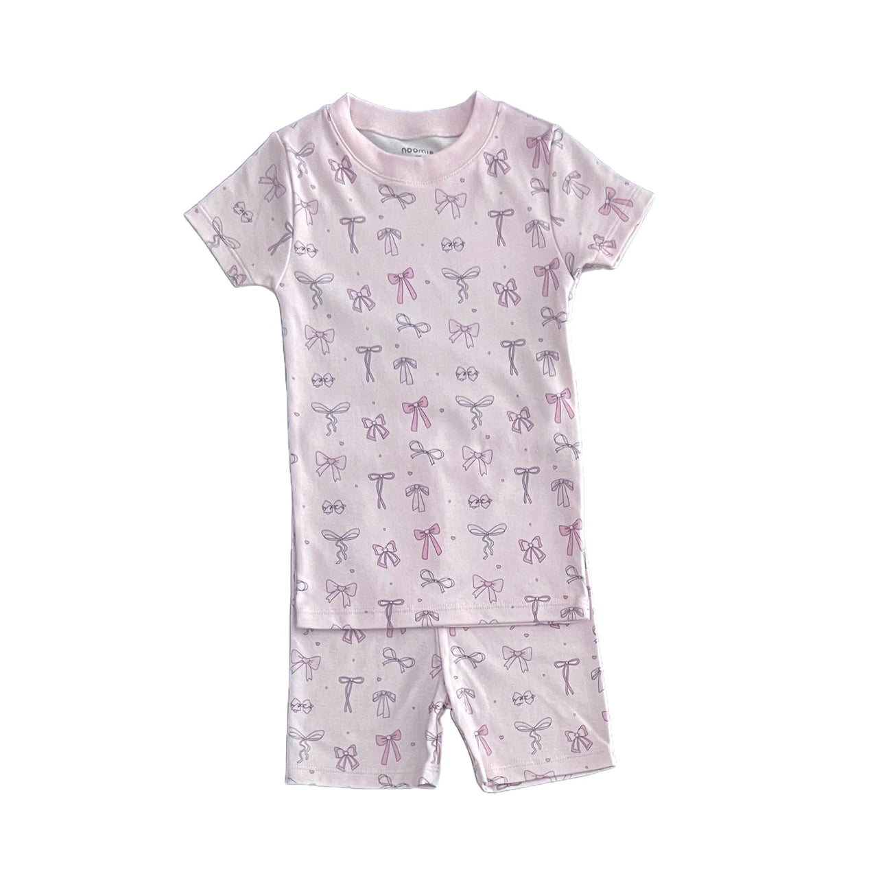 Two Piece Pj SS/shorts Bows
