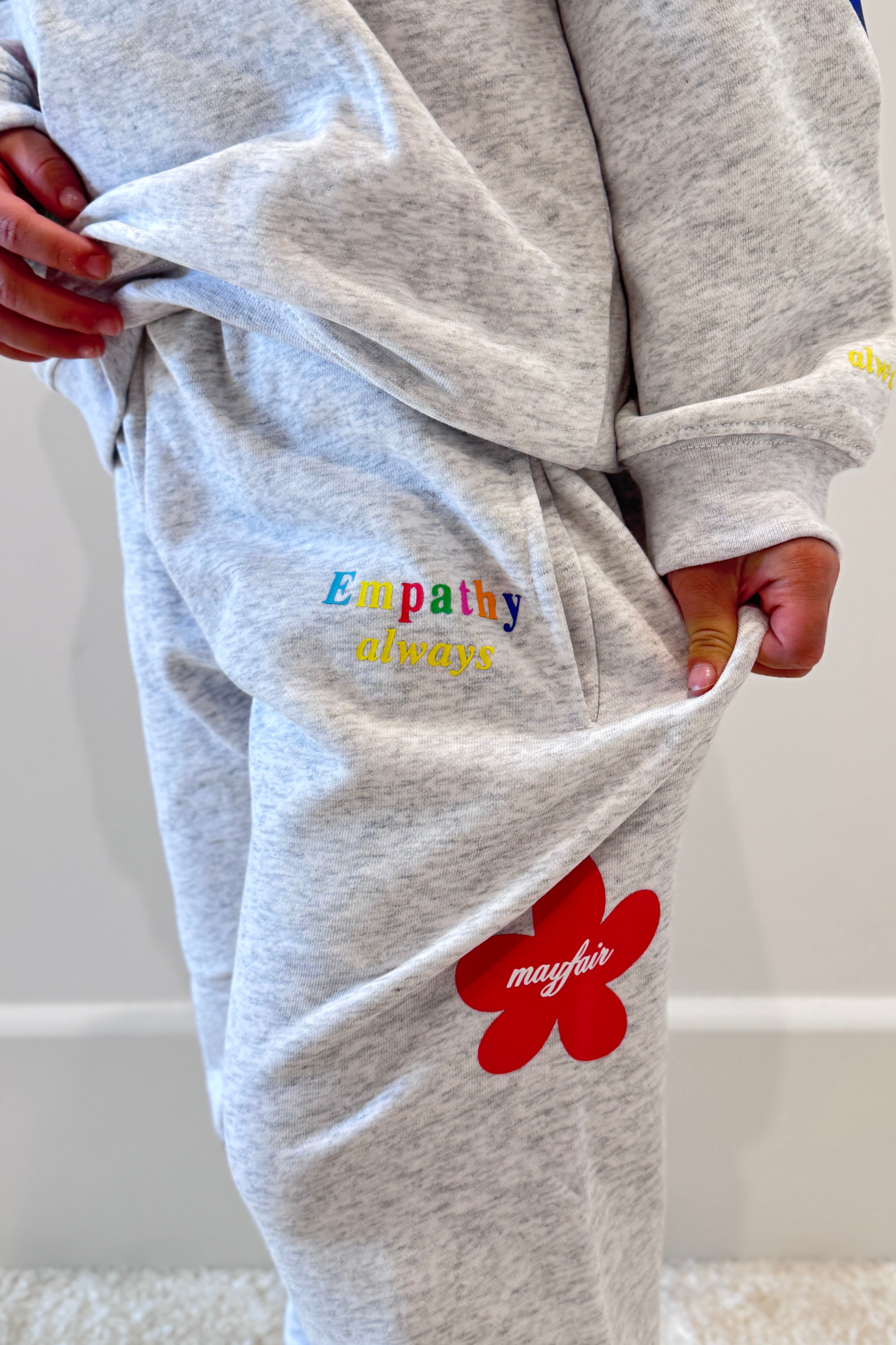 Empathy Always Mini Grey Sweatpants