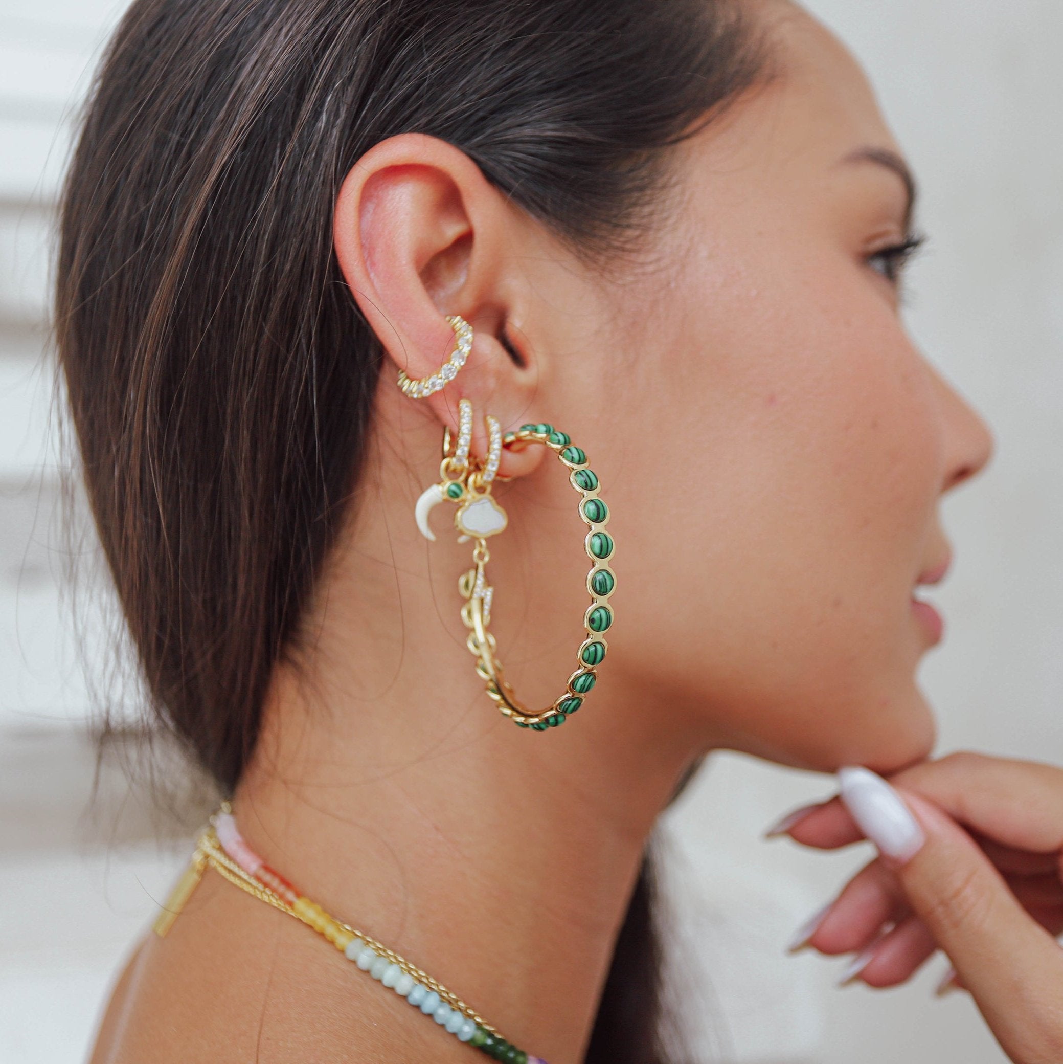 Good Luck Horn Earrings