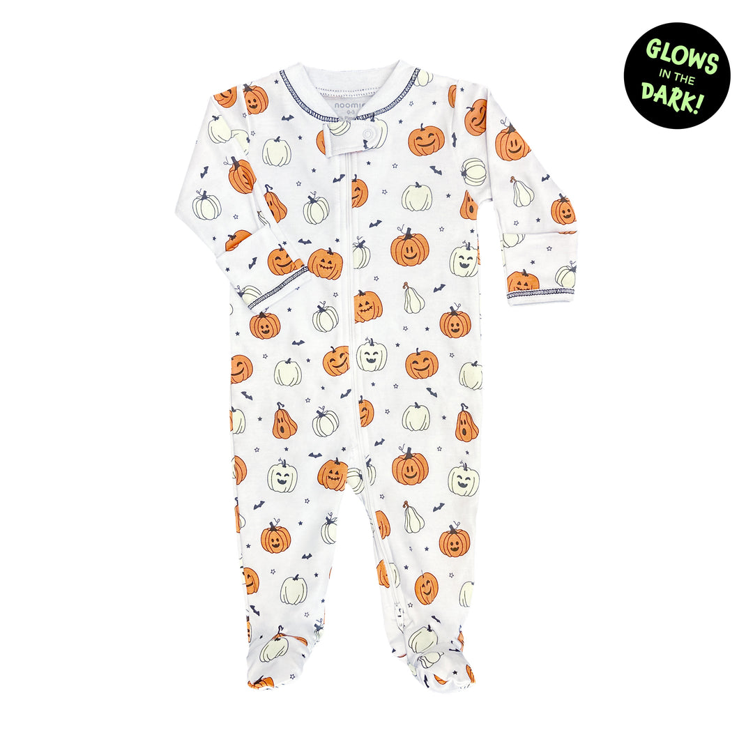 Zipper Footie Pumpkins