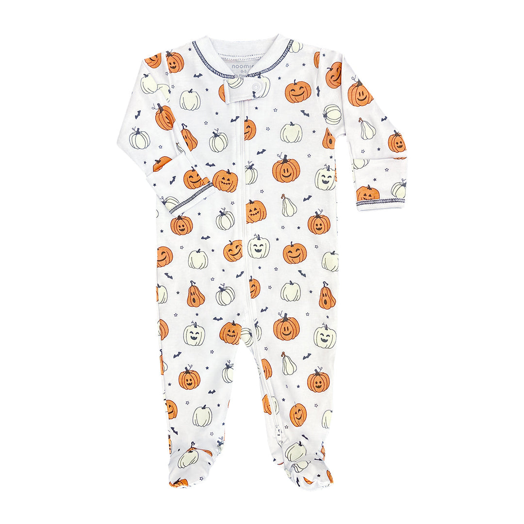 Zipper Footie Pumpkins