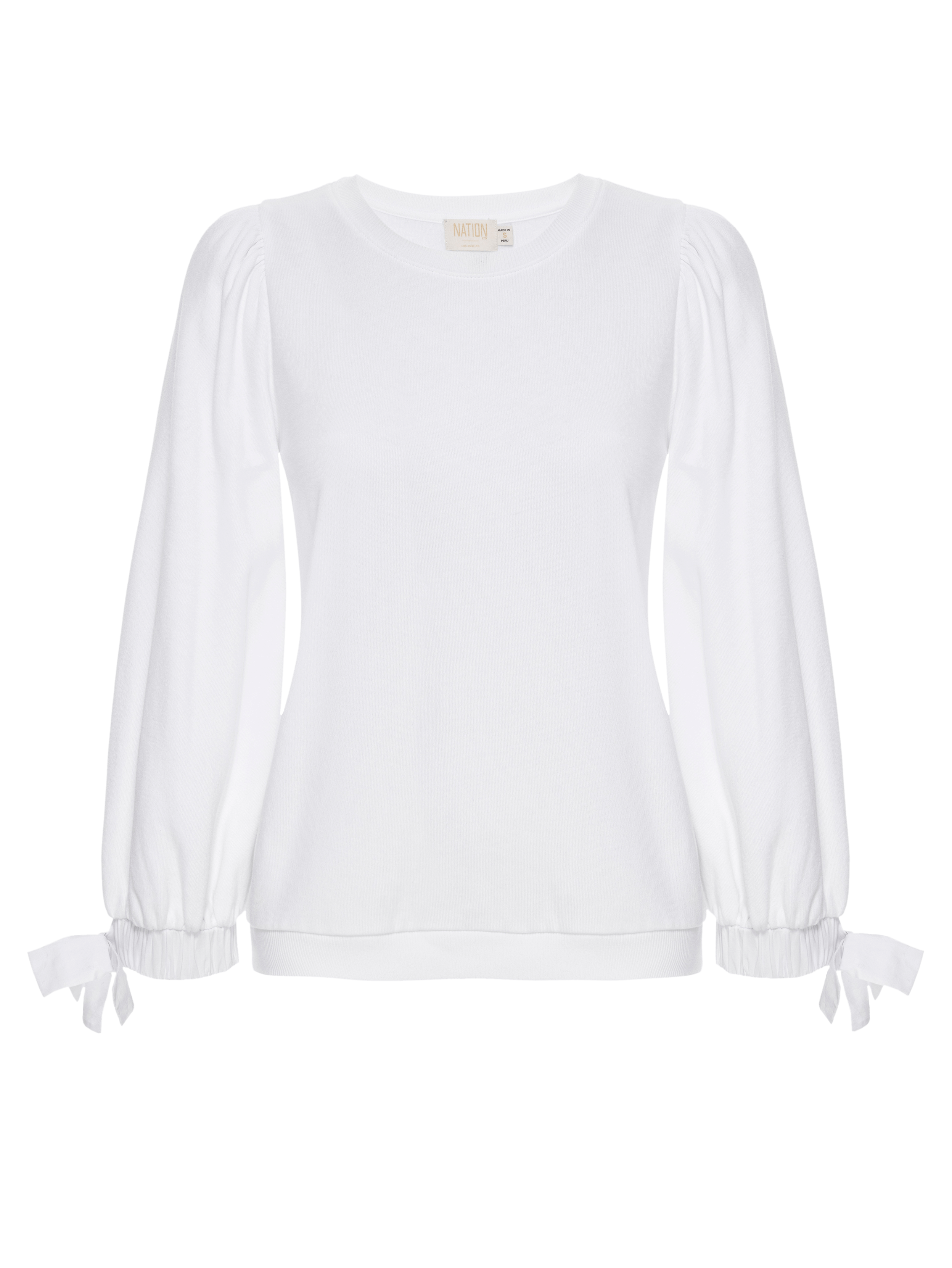 NATION LTD Isabella Puff Sleeve Sweatshirt