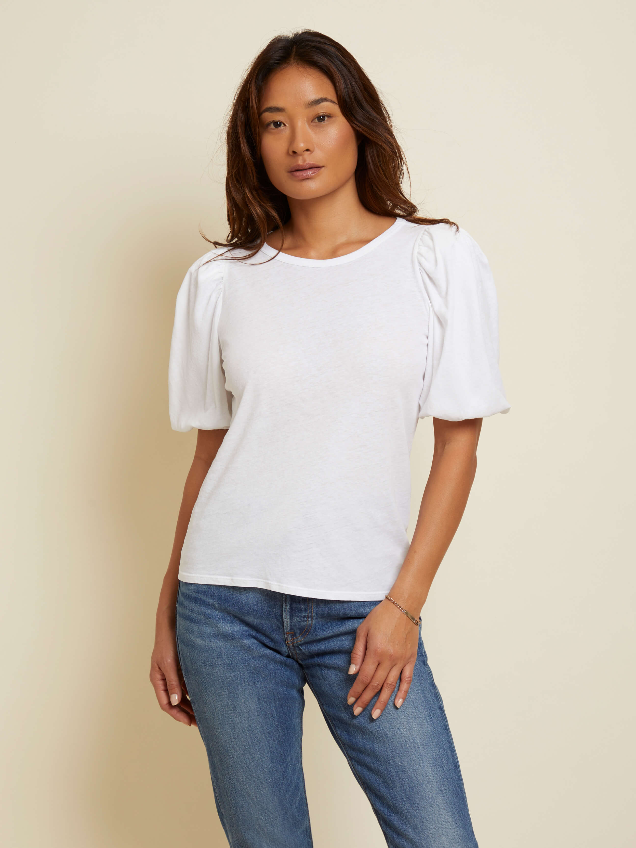 NATION LTD Isadora Balloon Sleeve Tee