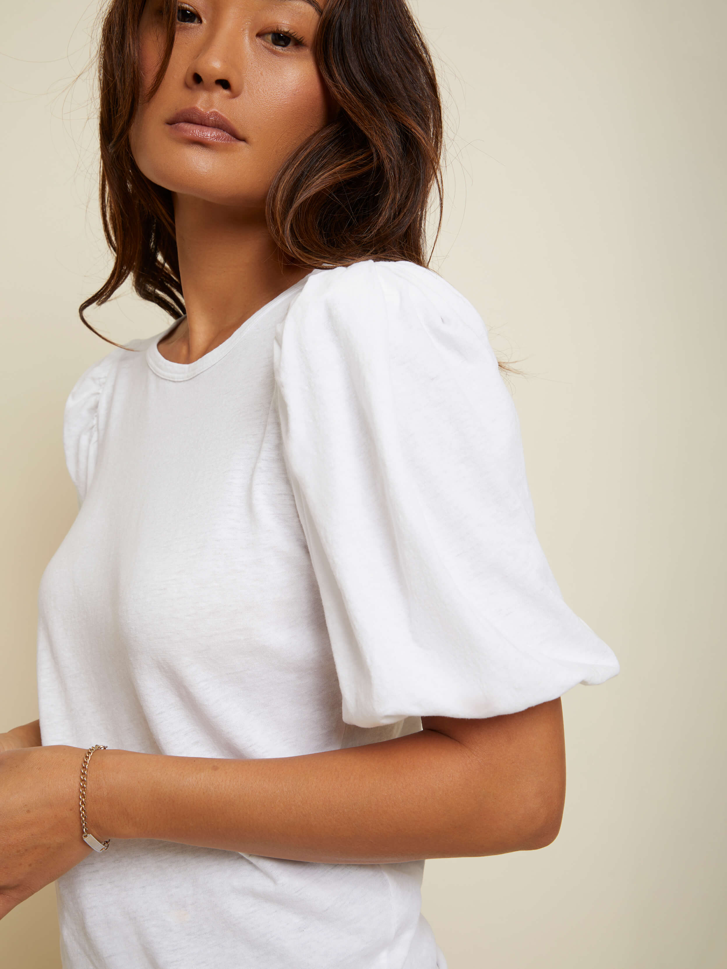 NATION LTD Isadora Balloon Sleeve Tee