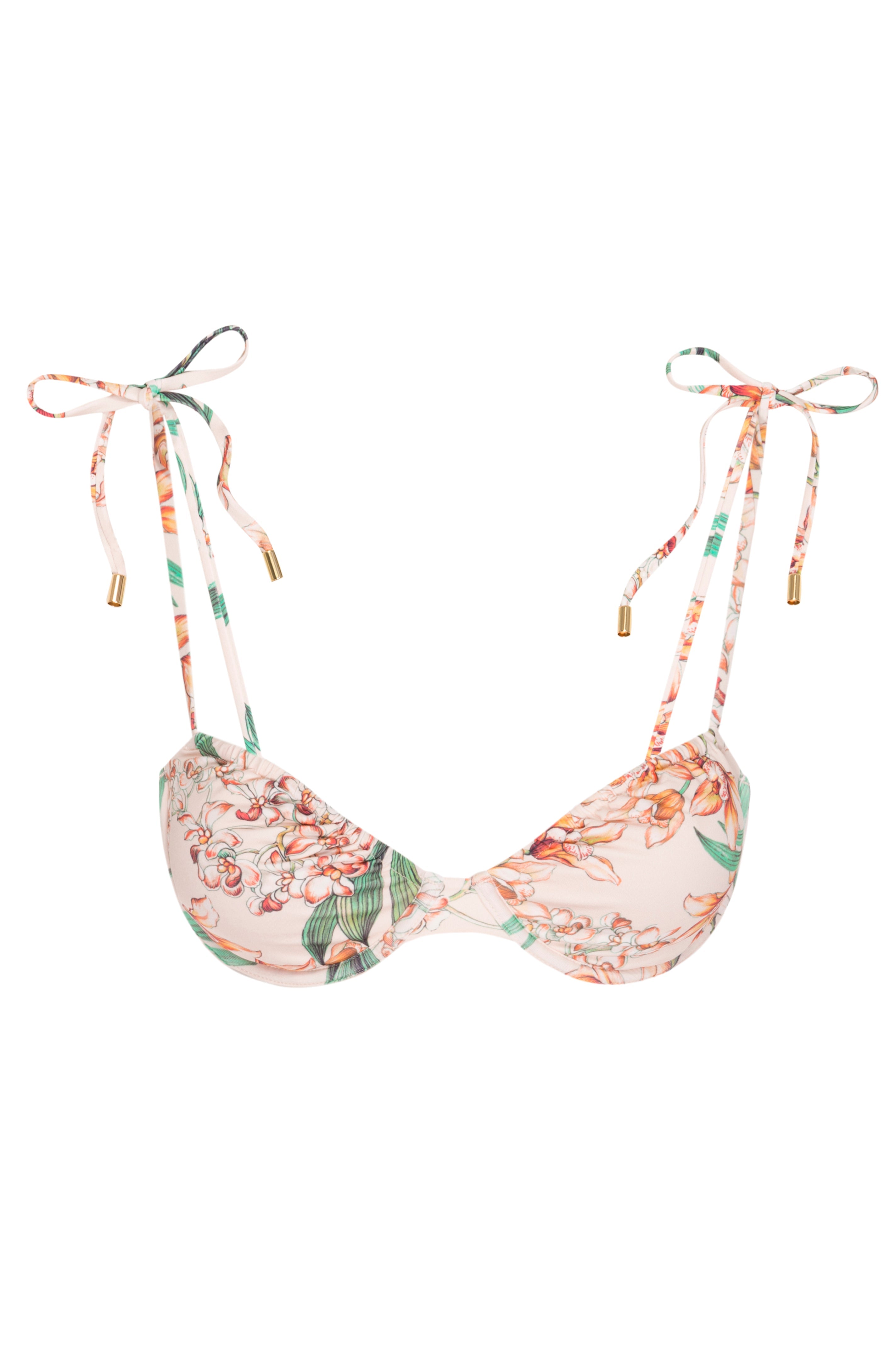 Isla Mujeres Top | Peach Floral