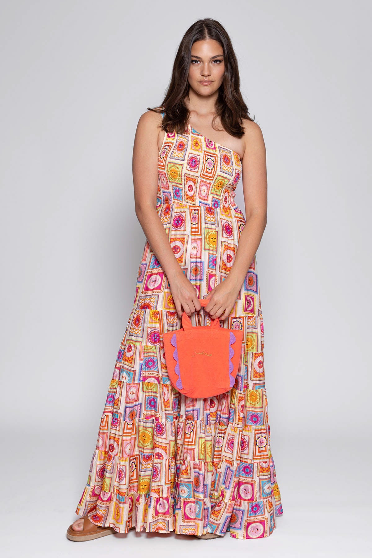 JOE LONG DRESS IBIZA PRINT