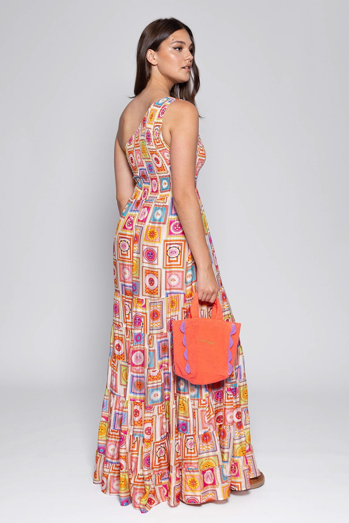 JOE LONG DRESS IBIZA PRINT