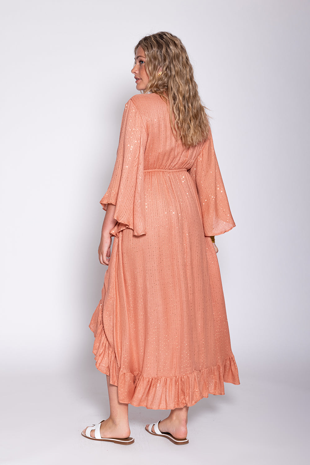 JULIANA DRESS SAINT BARTH TERRACOTTA