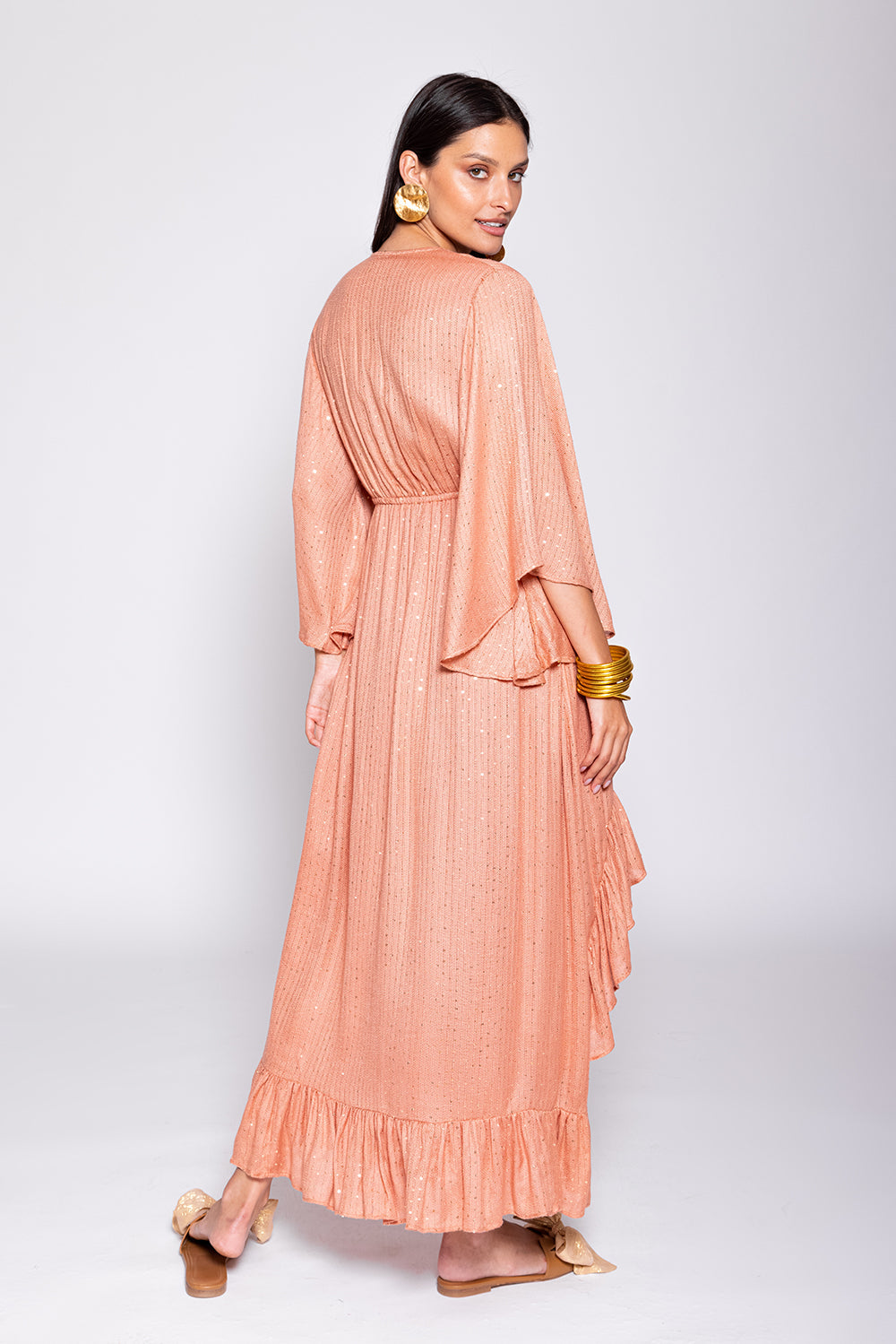 JULIANA DRESS SAINT BARTH TERRACOTTA