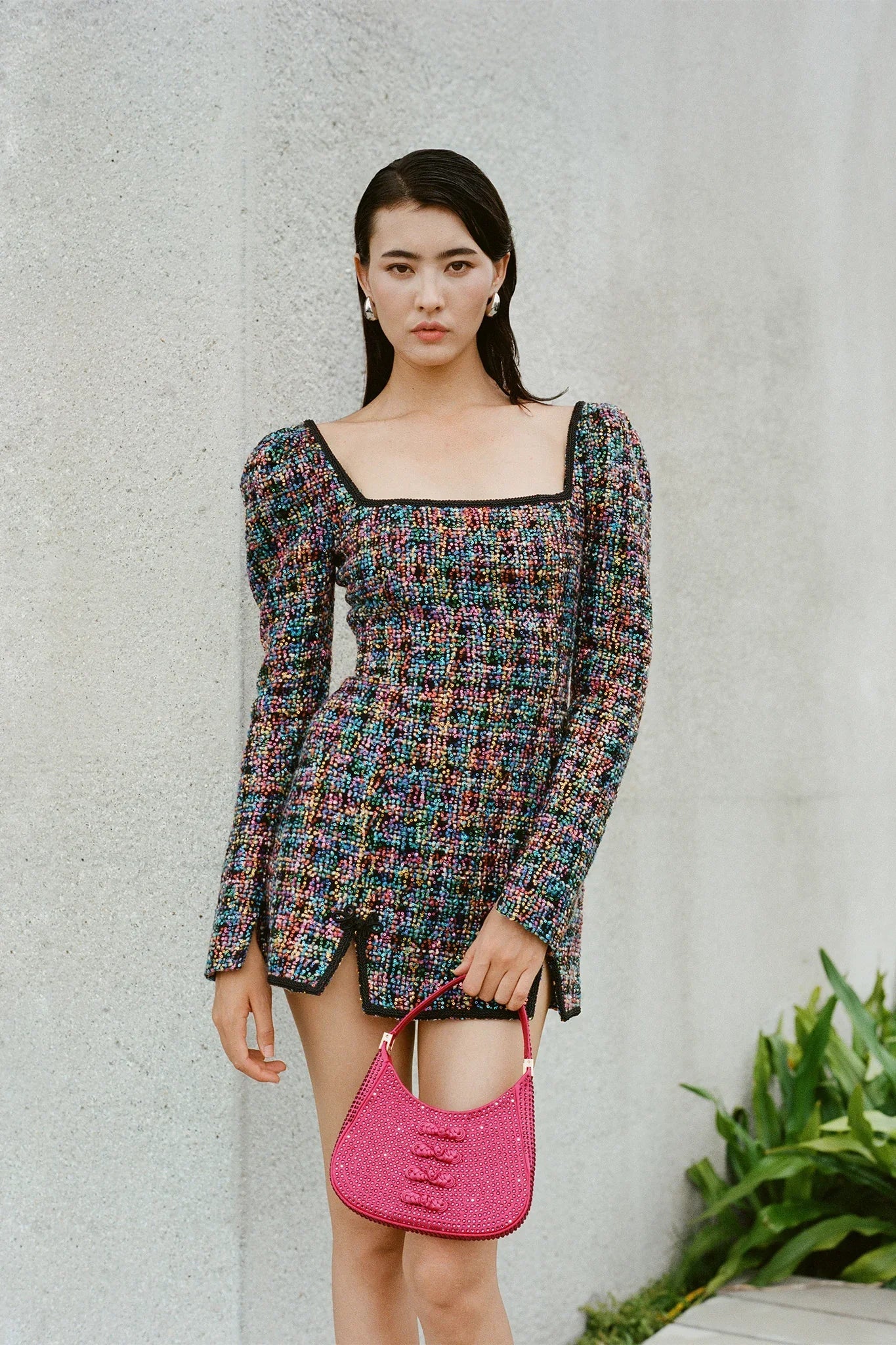 Jenna Dress - Black Multi