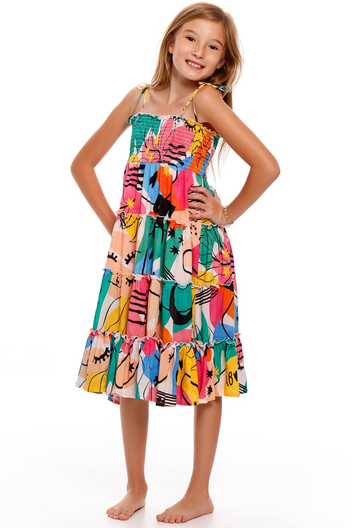 Joo-Bah-Malika-Kids-Dress-10260-front-with-model-2