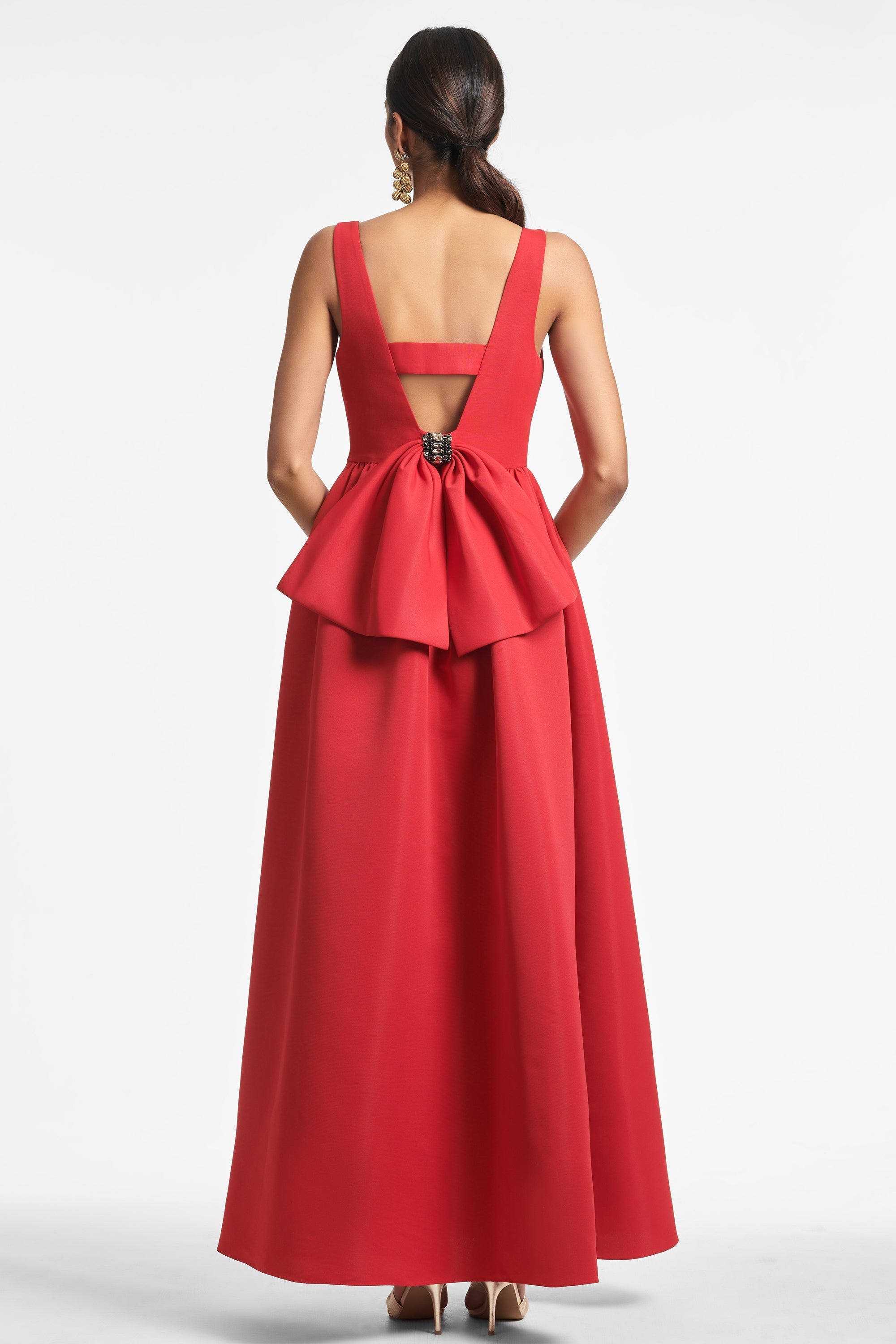 Katrina Gown - Cherry Red - Final Sale