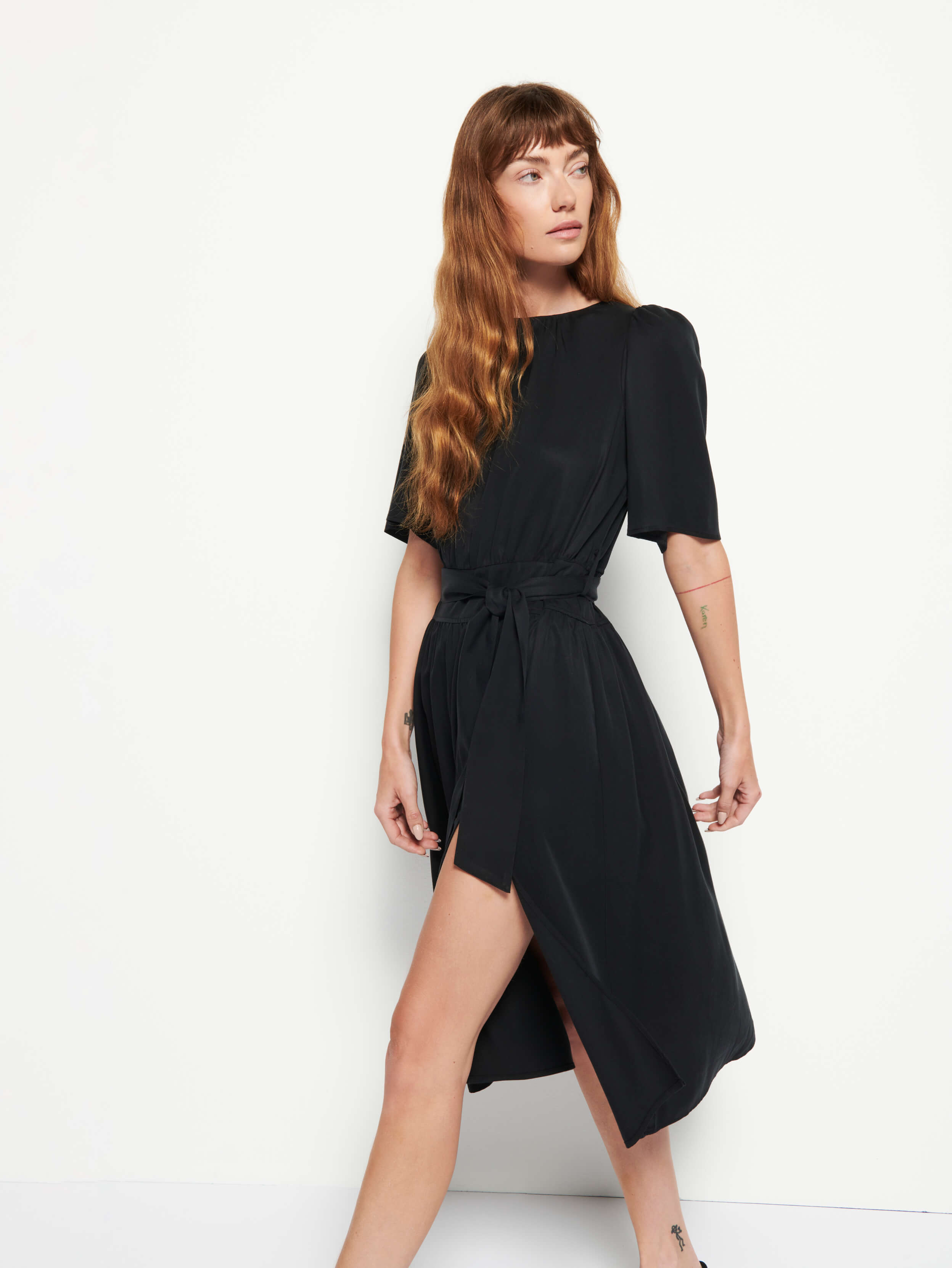 NATION LTD Kavya Bell Sleeve Dress