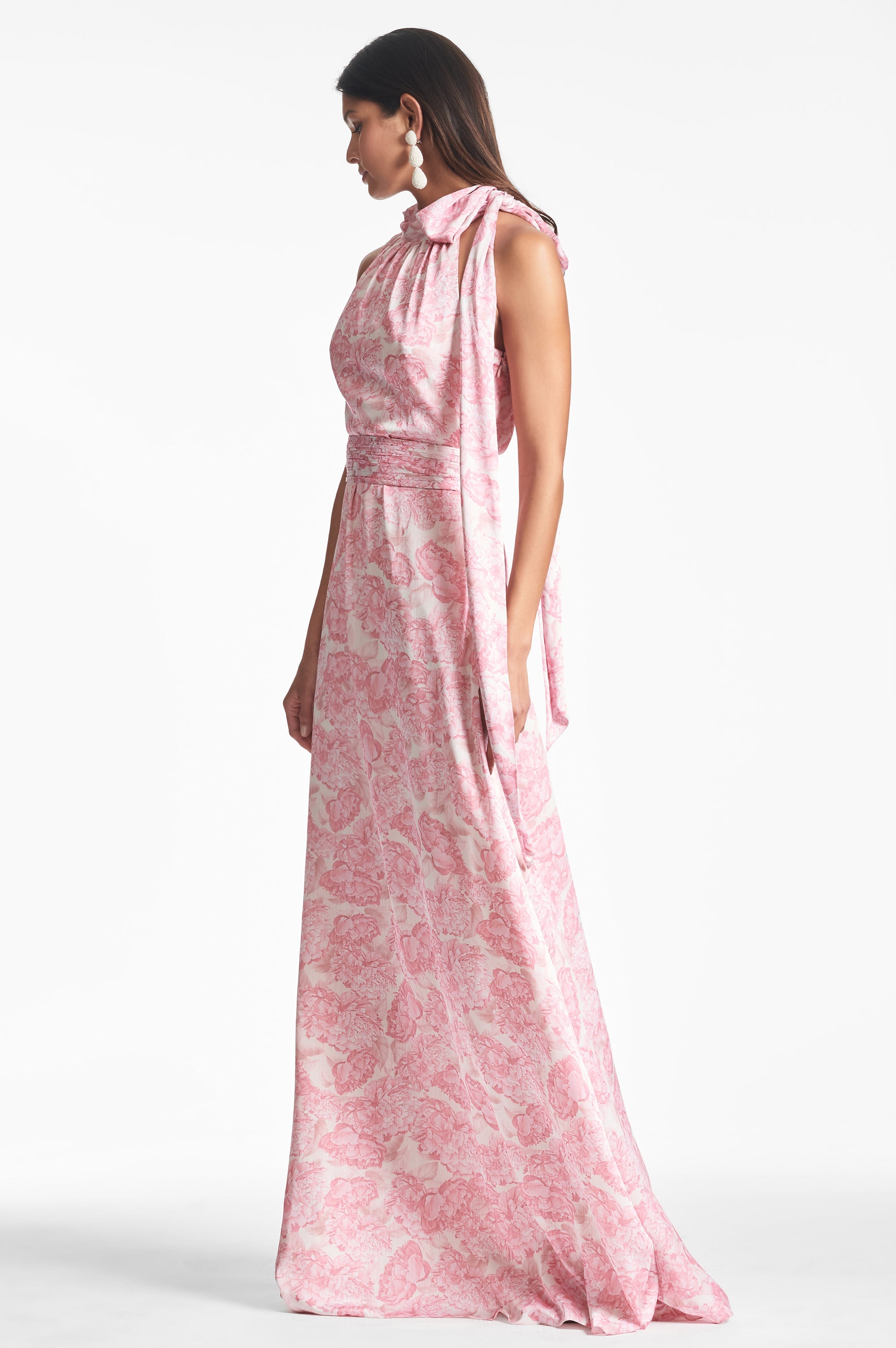 Kayla Gown - Rouge Damask Rose - Final Sale