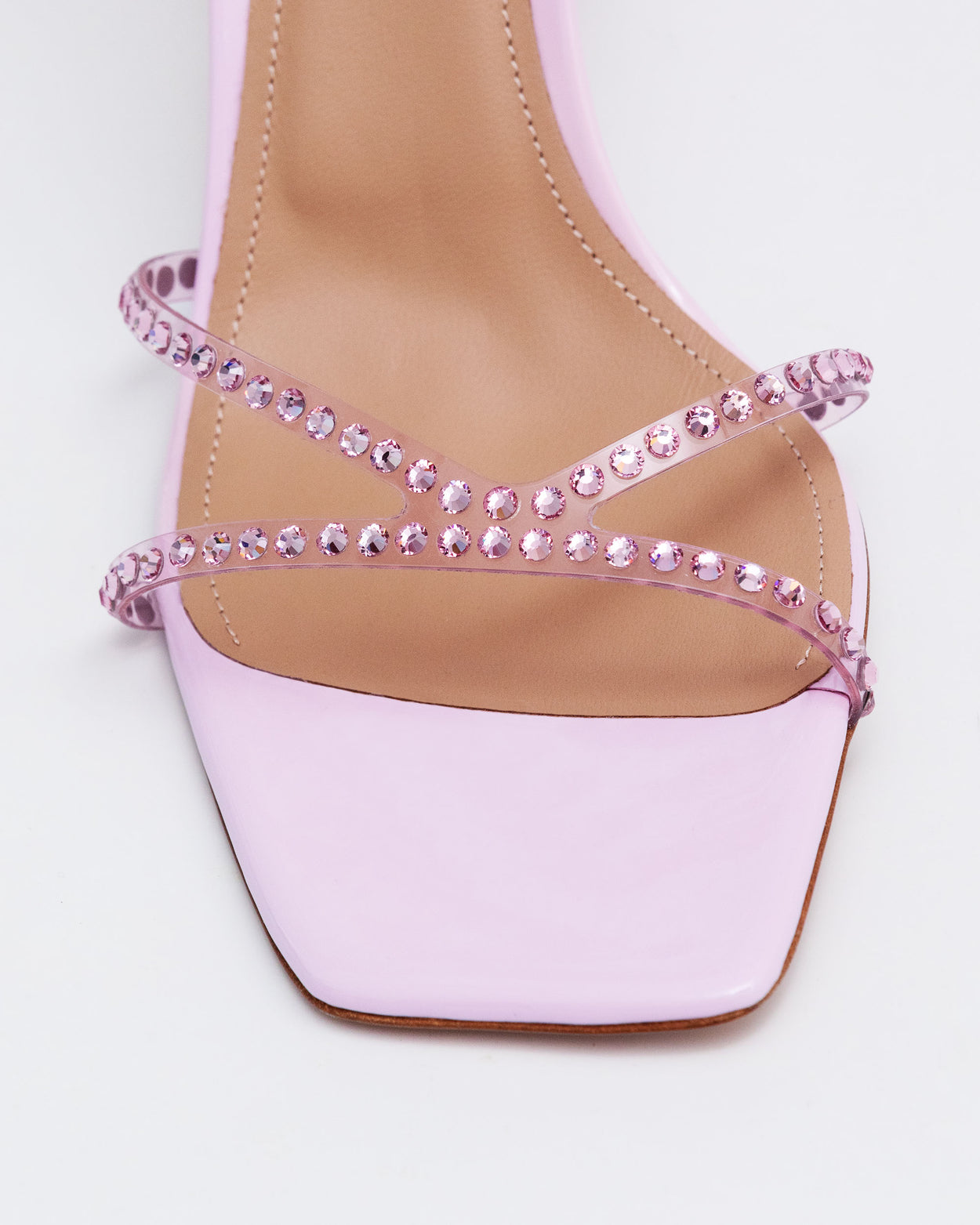 Kim Sandal 90 Crystal Embellished | Rose Pink