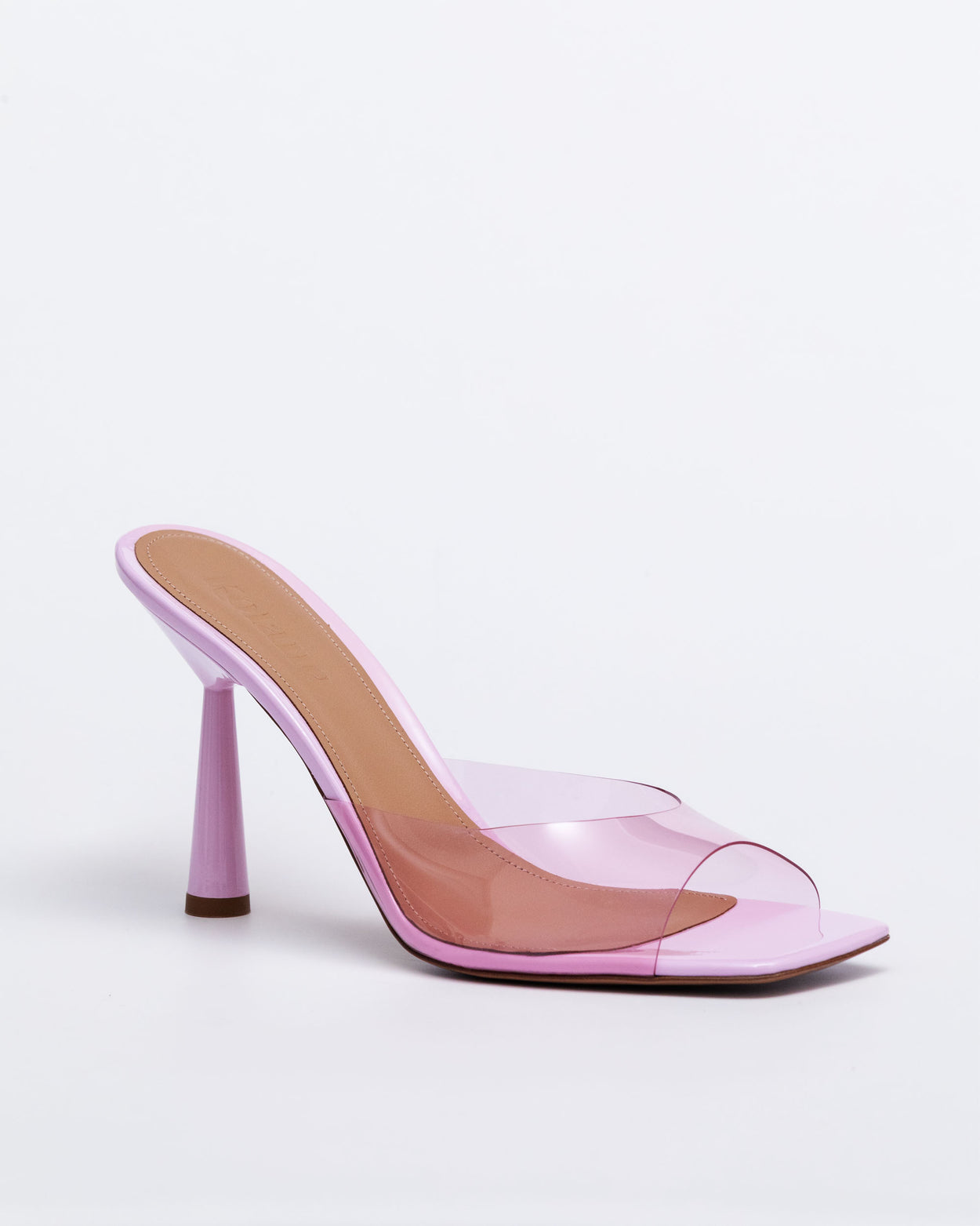 Margot Mule 90 PVC | Rose Pink