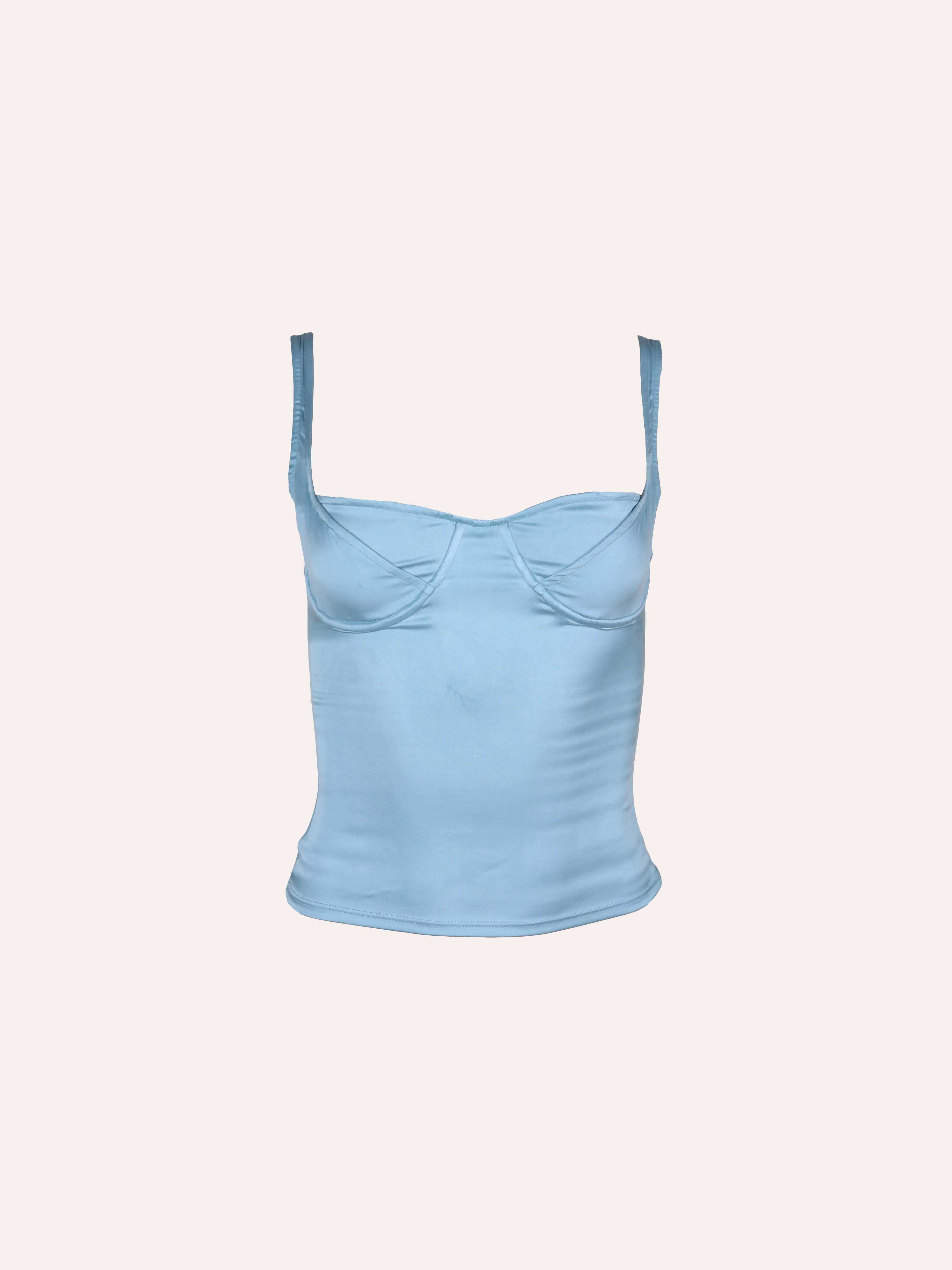 ANASTASIA TOP BLUE + DEADSTOCK