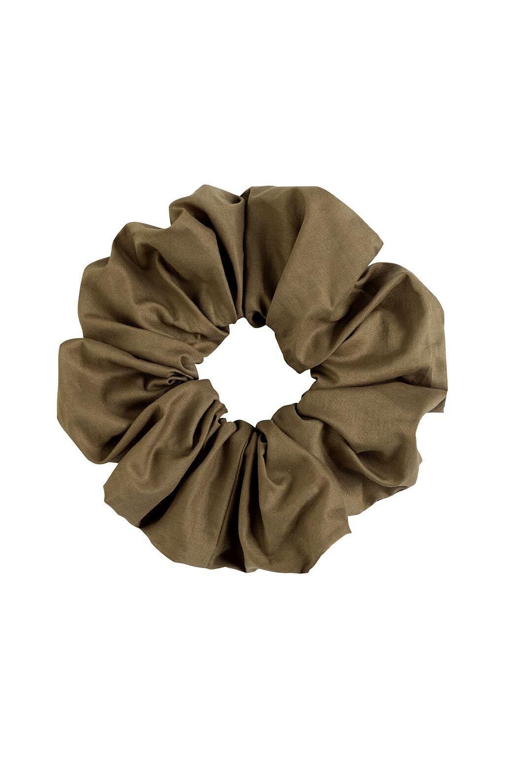 Khaki Chunky Scrunchie