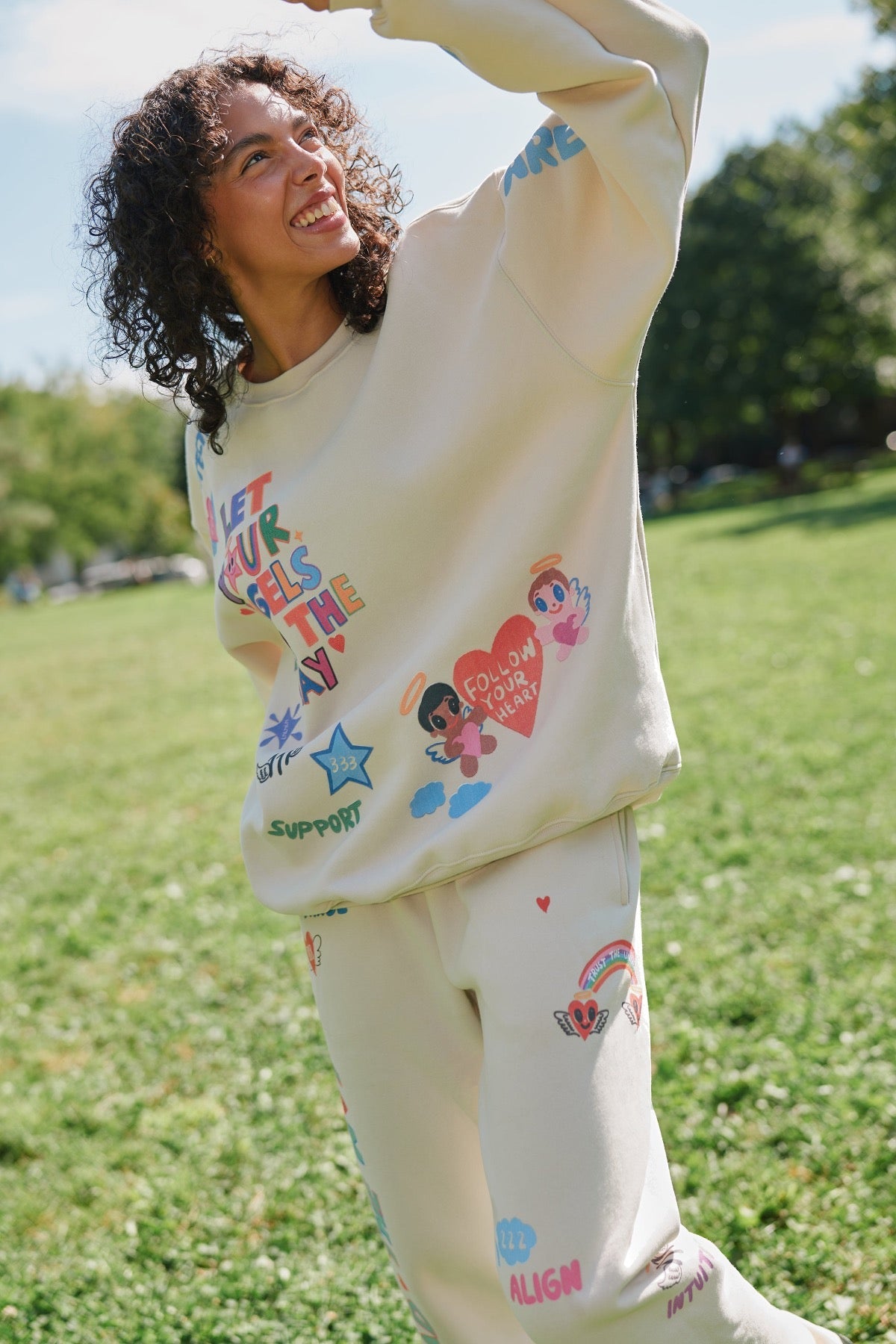 Mayfair x @iscreamcolour Angel Numbers Cloud Crewneck