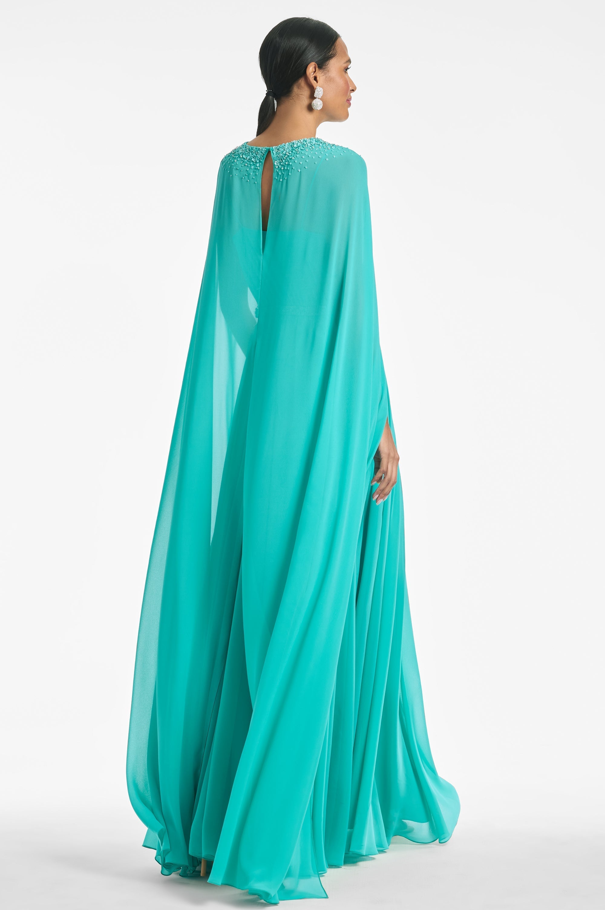 Lavinia Gown - Bahama Blue - Final Sale