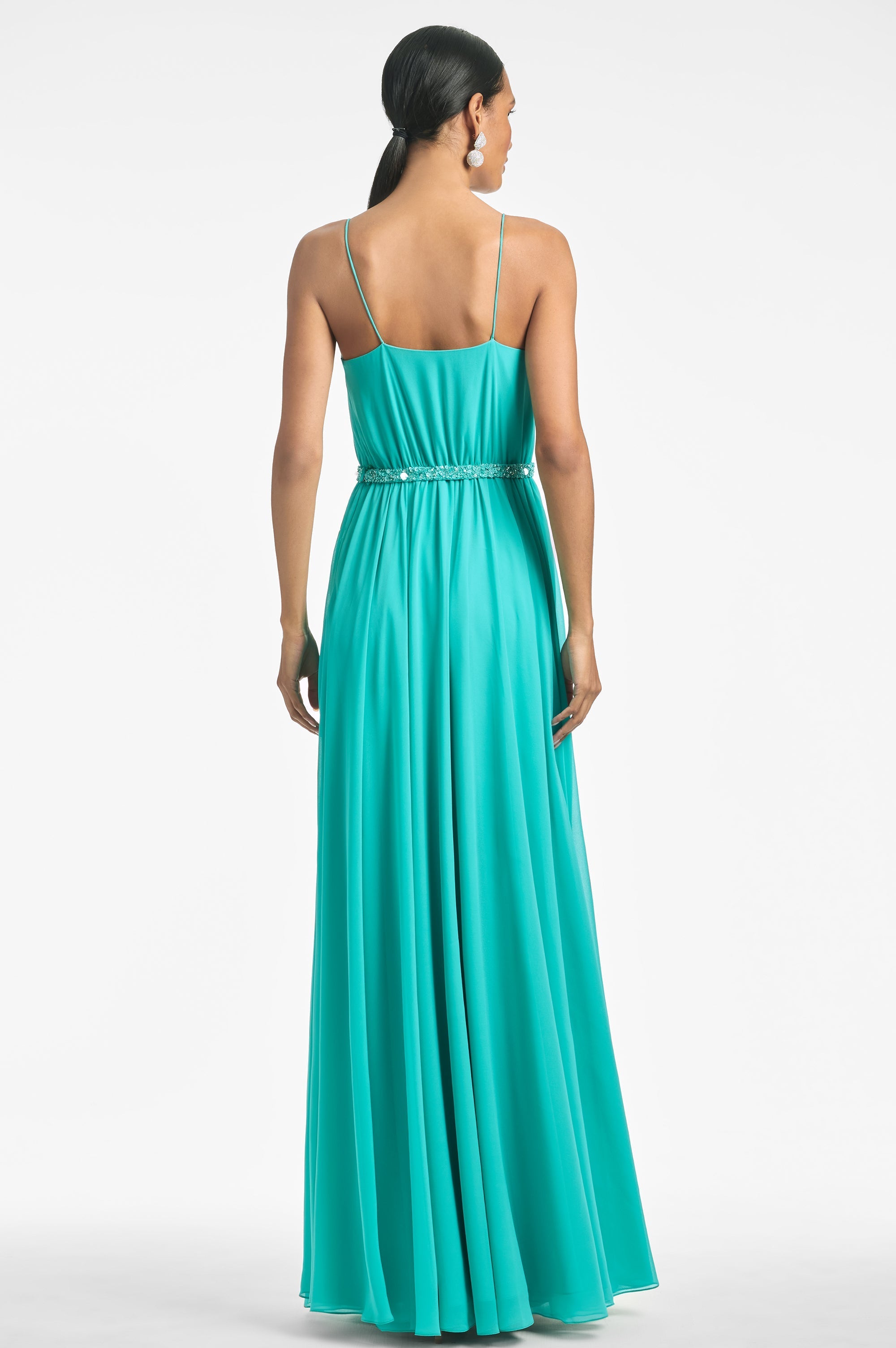 Lavinia Gown - Bahama Blue - Final Sale