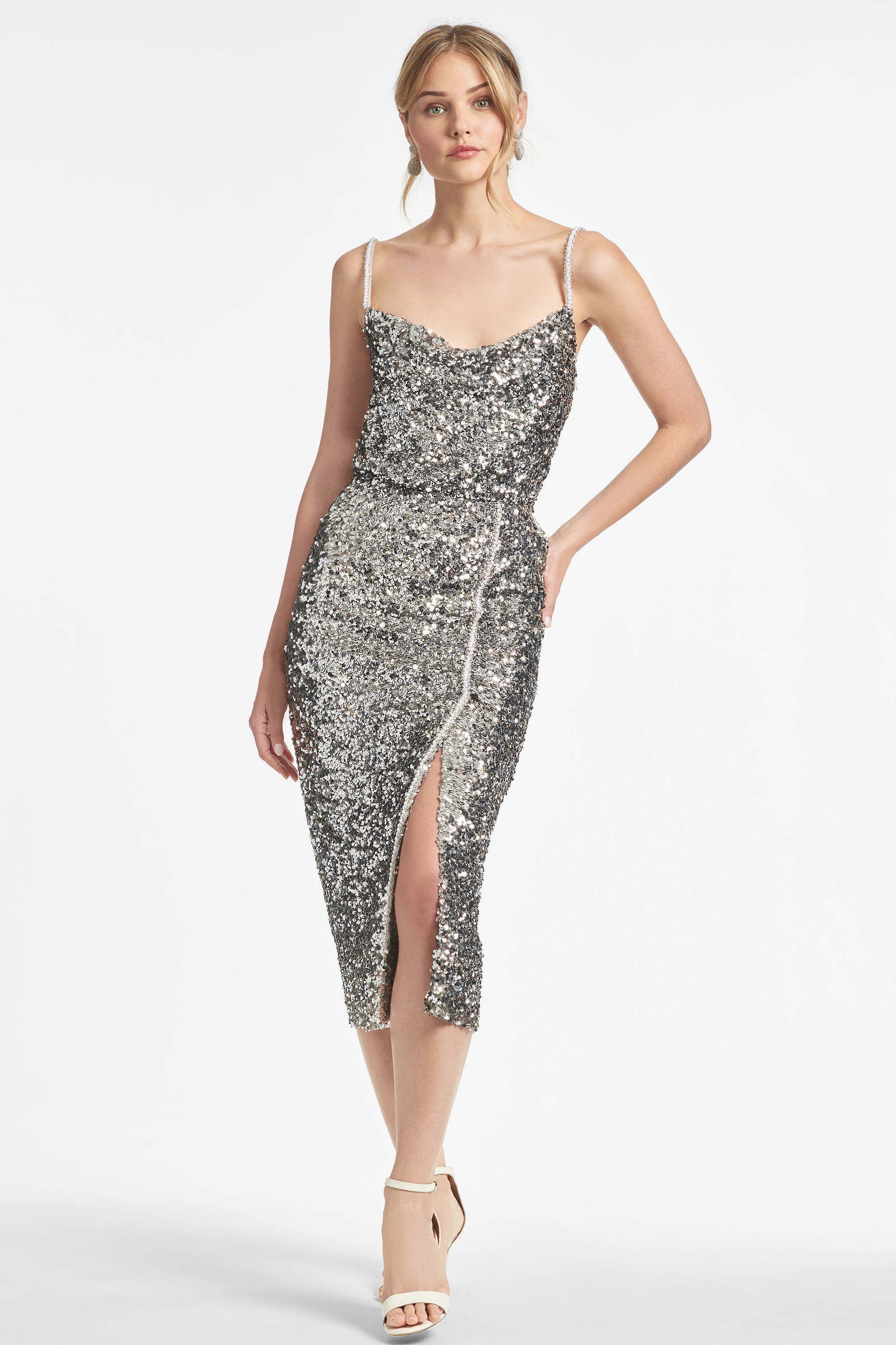 Talisa Skirt - Silver Sequins - Final Sale