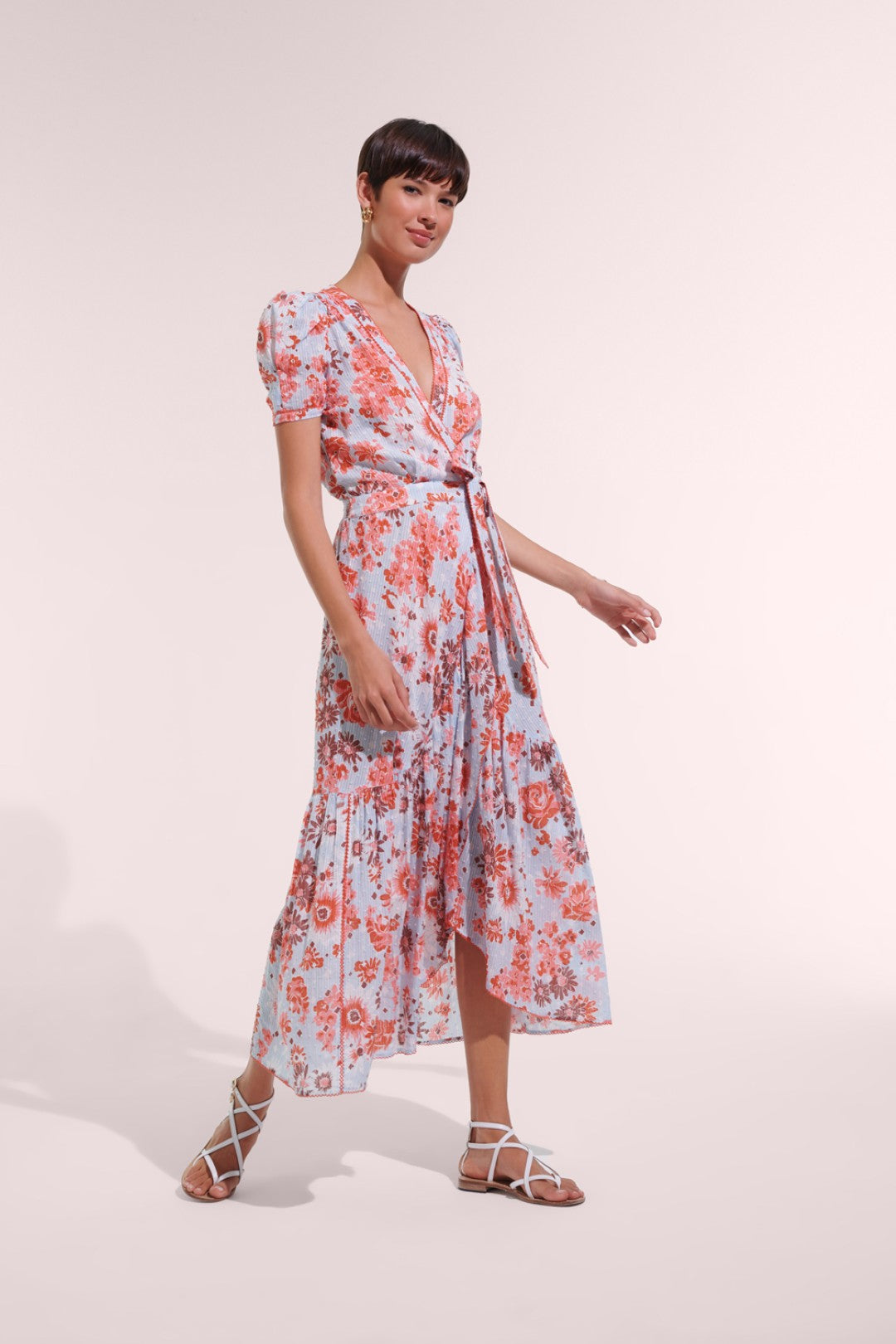 LONG DRESS BABA CT STRIPE - BLUE 90'S