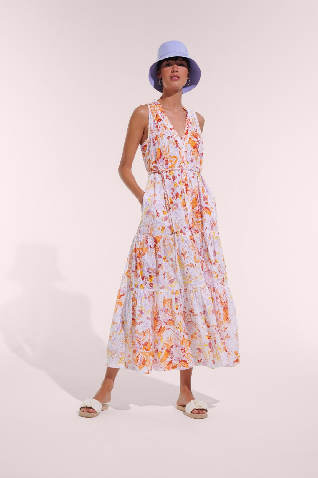 LONG DRESS NANA CT E - ORANGE NEMESIA