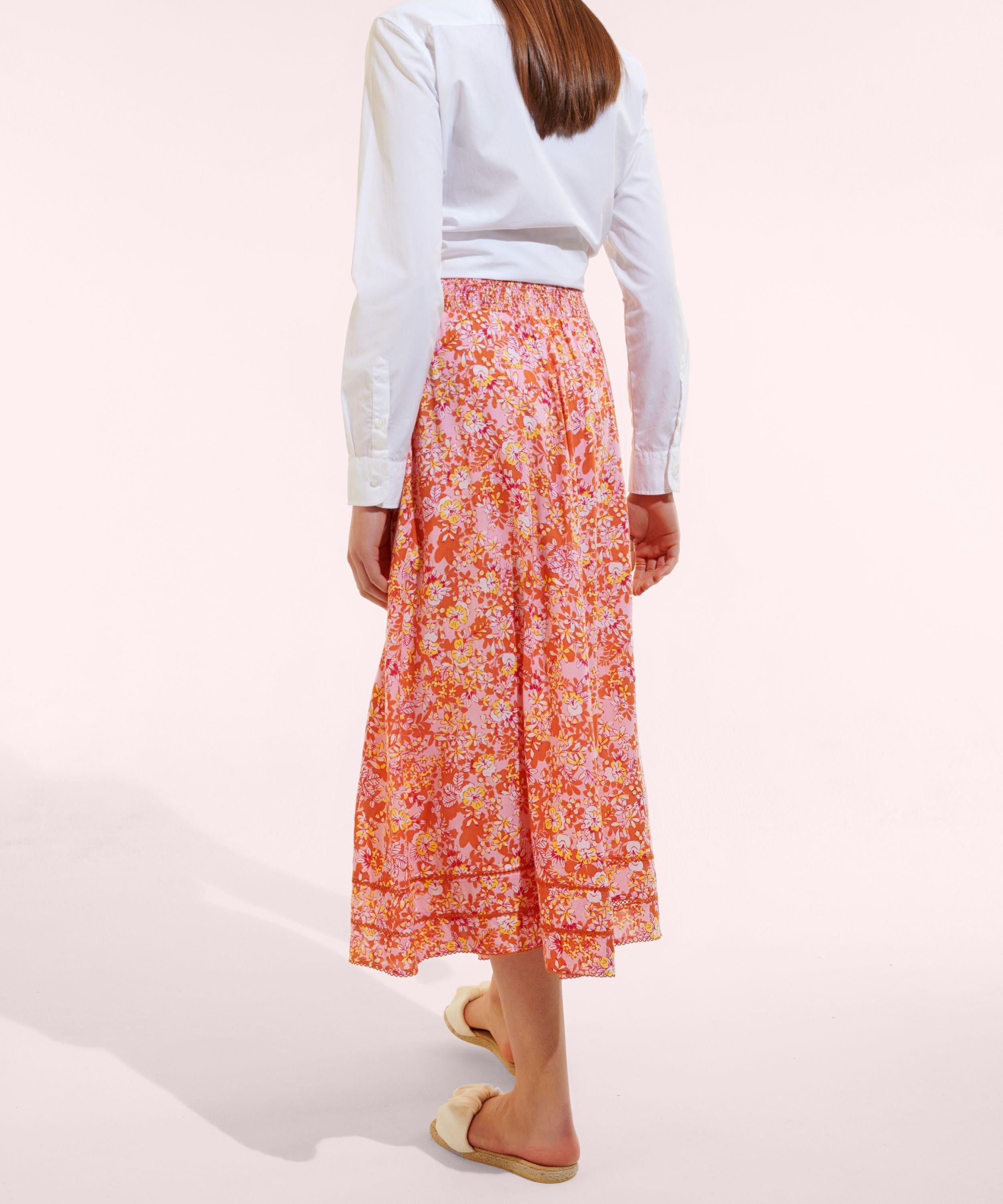 Long Skirt Reine - Pink Sweet Bell