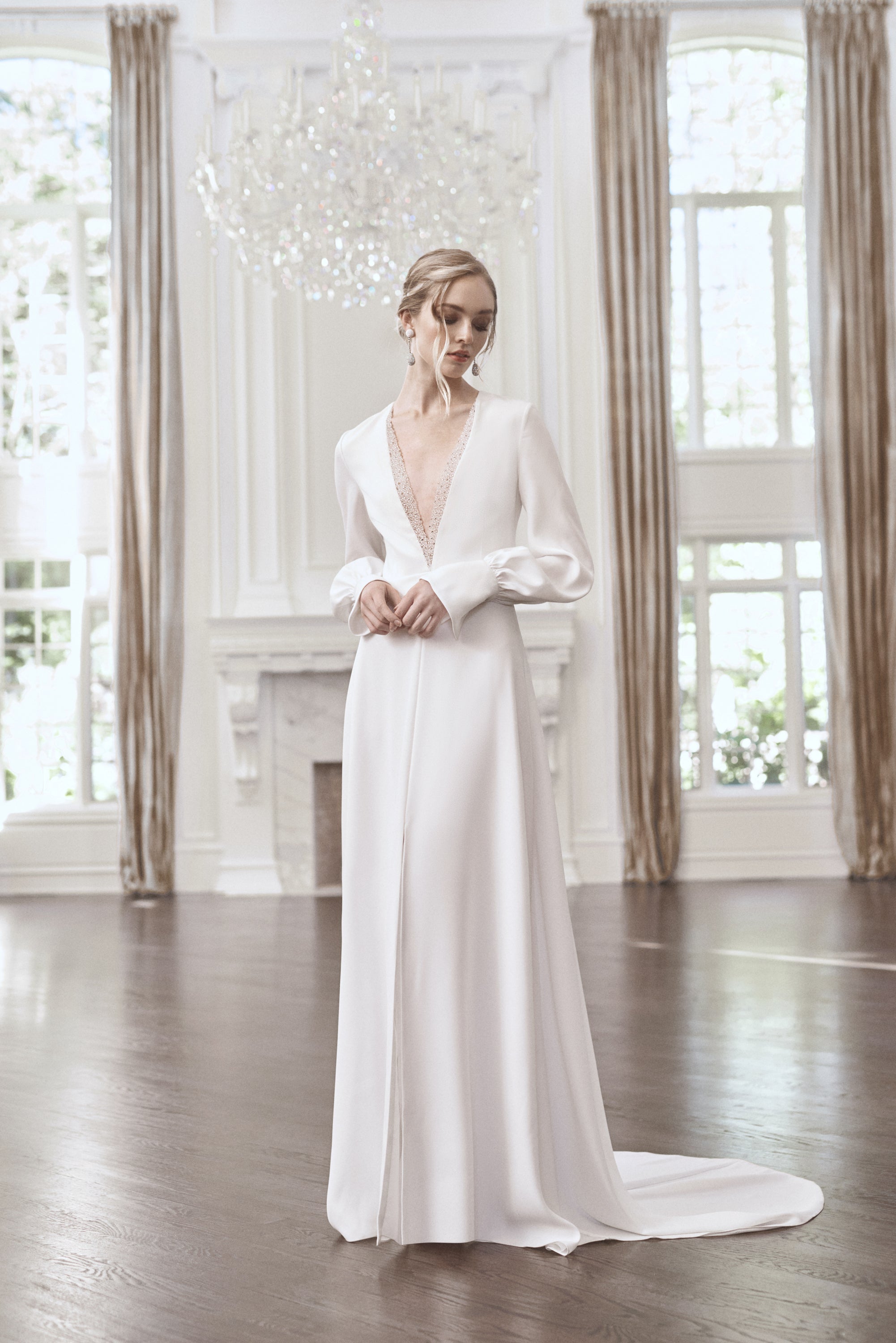 Britt Gown - Off White - Final Sale