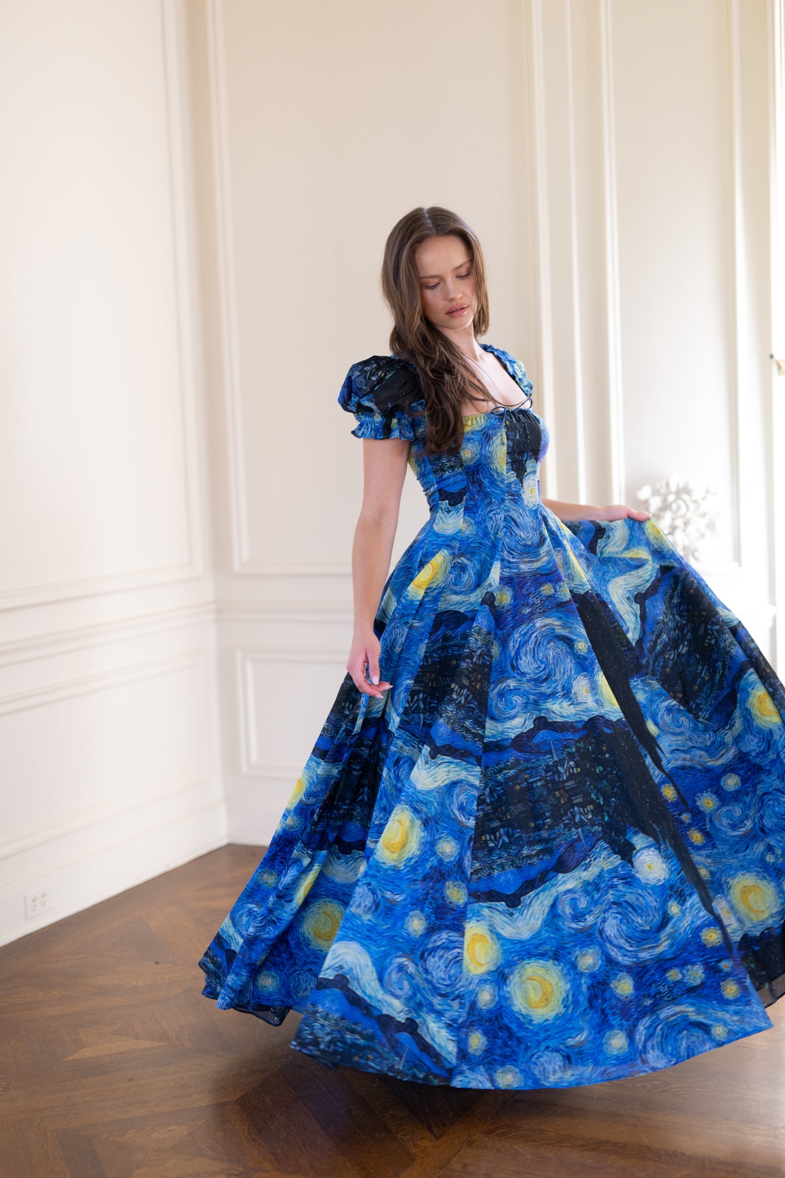 The Starry Night Garden Party Gown