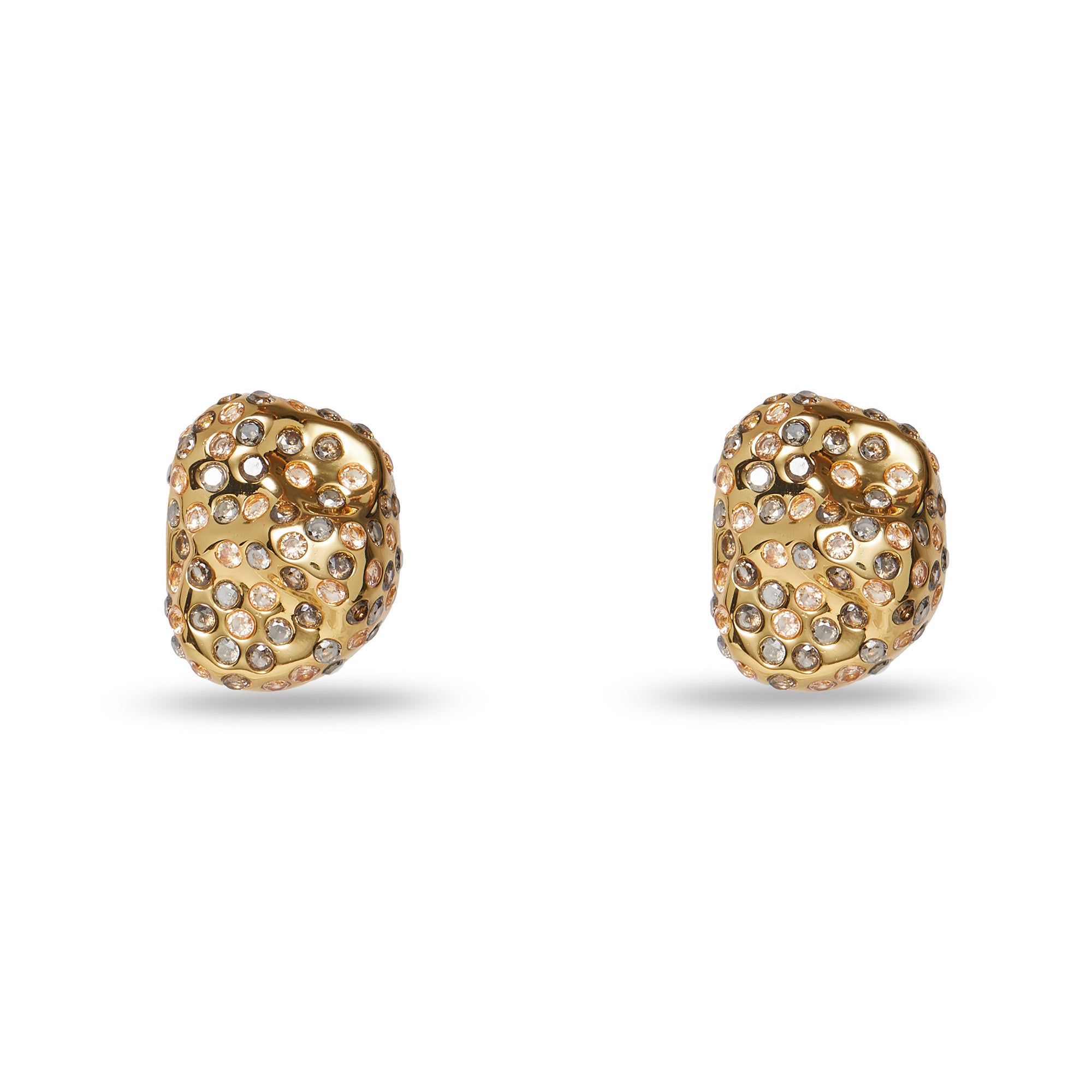 Pave Rock Earring