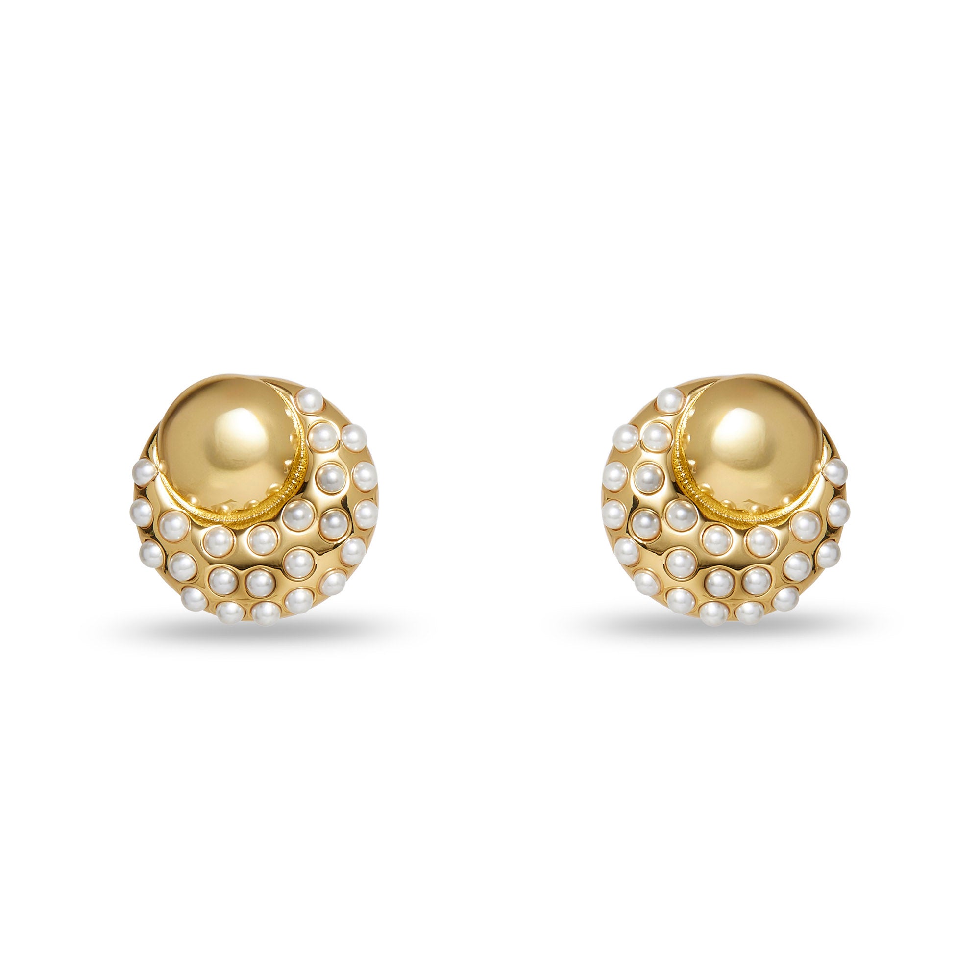 Archer Button Earring