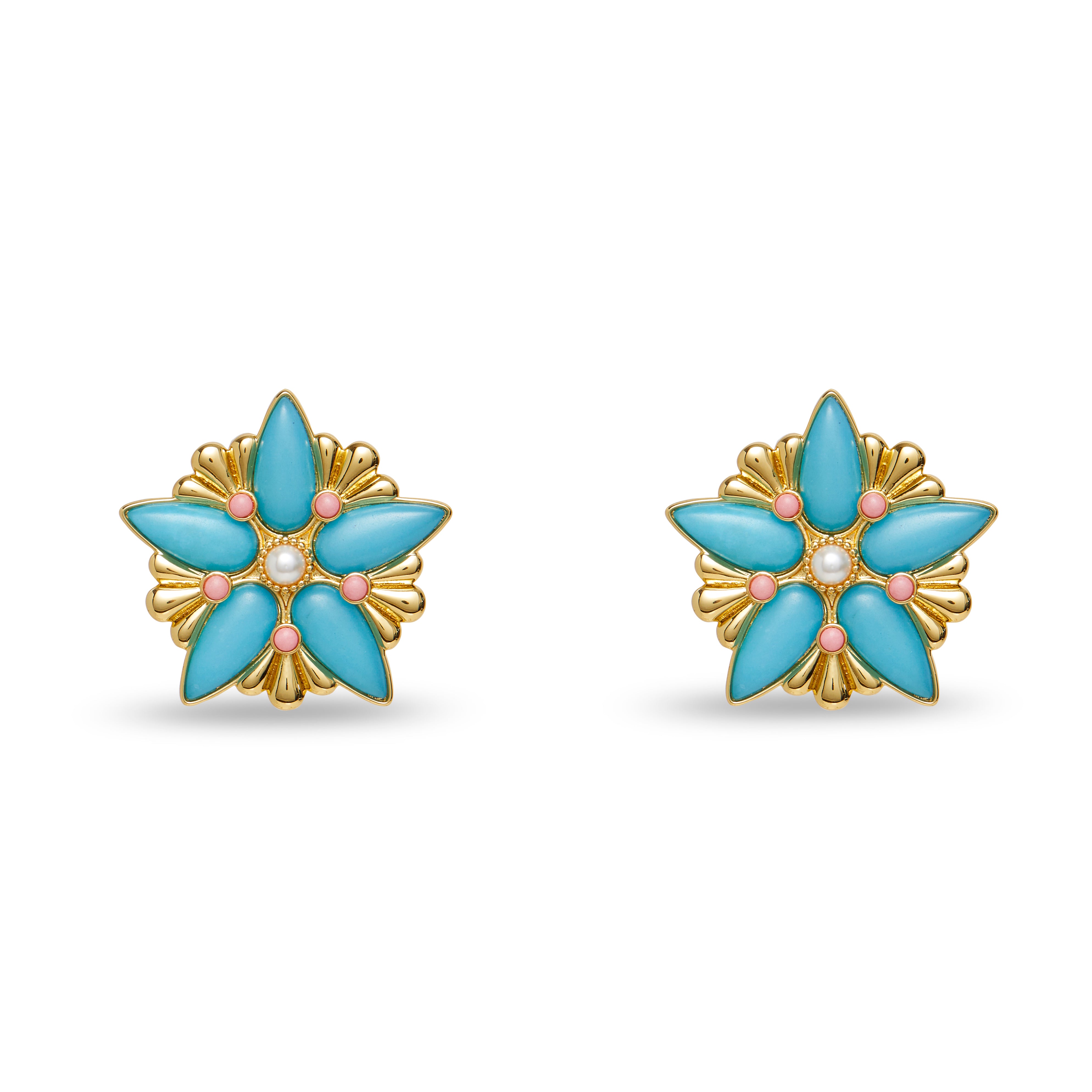 Astra Button Earring