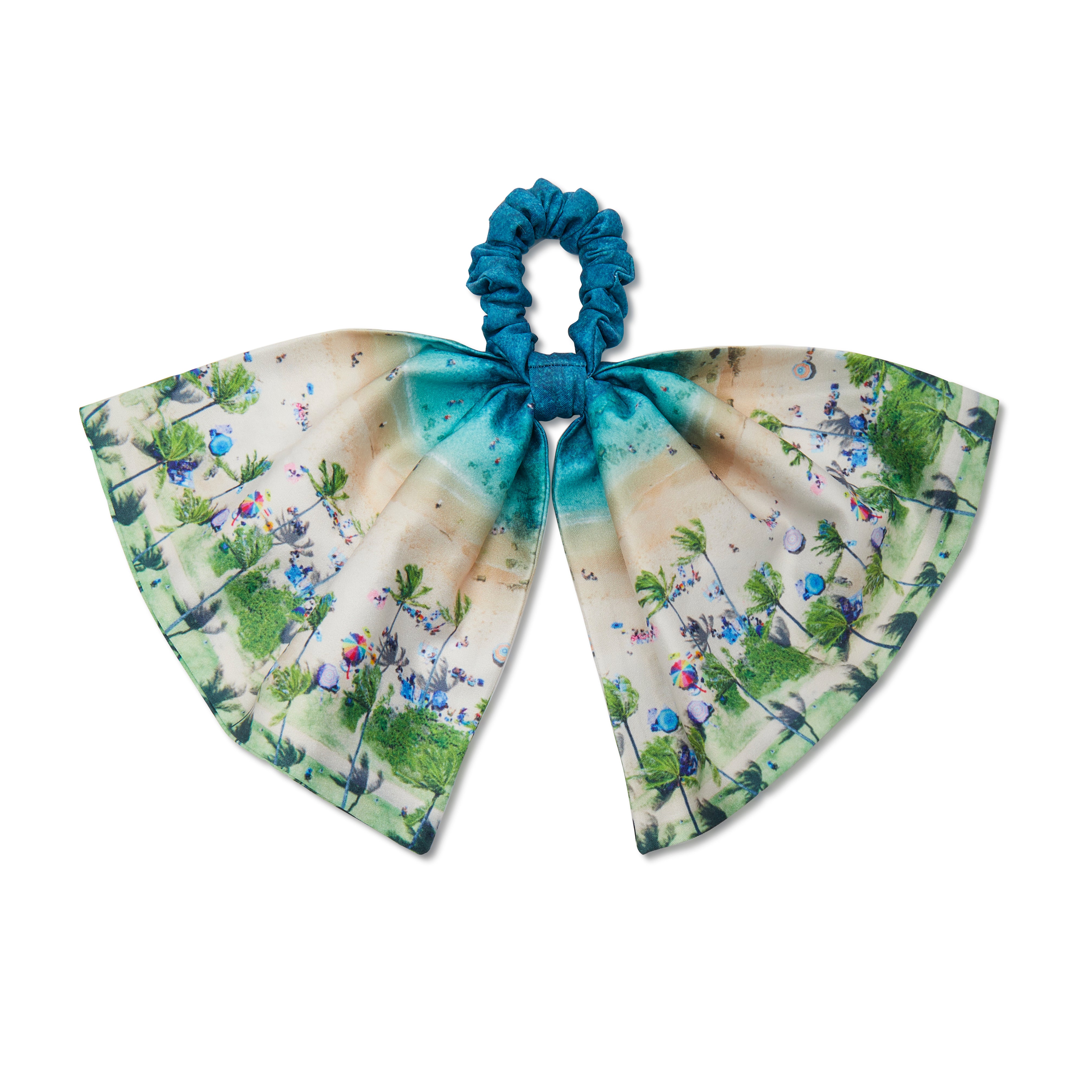 Lele X Gray Malin Antoinette Maui Scarf Scrunchie