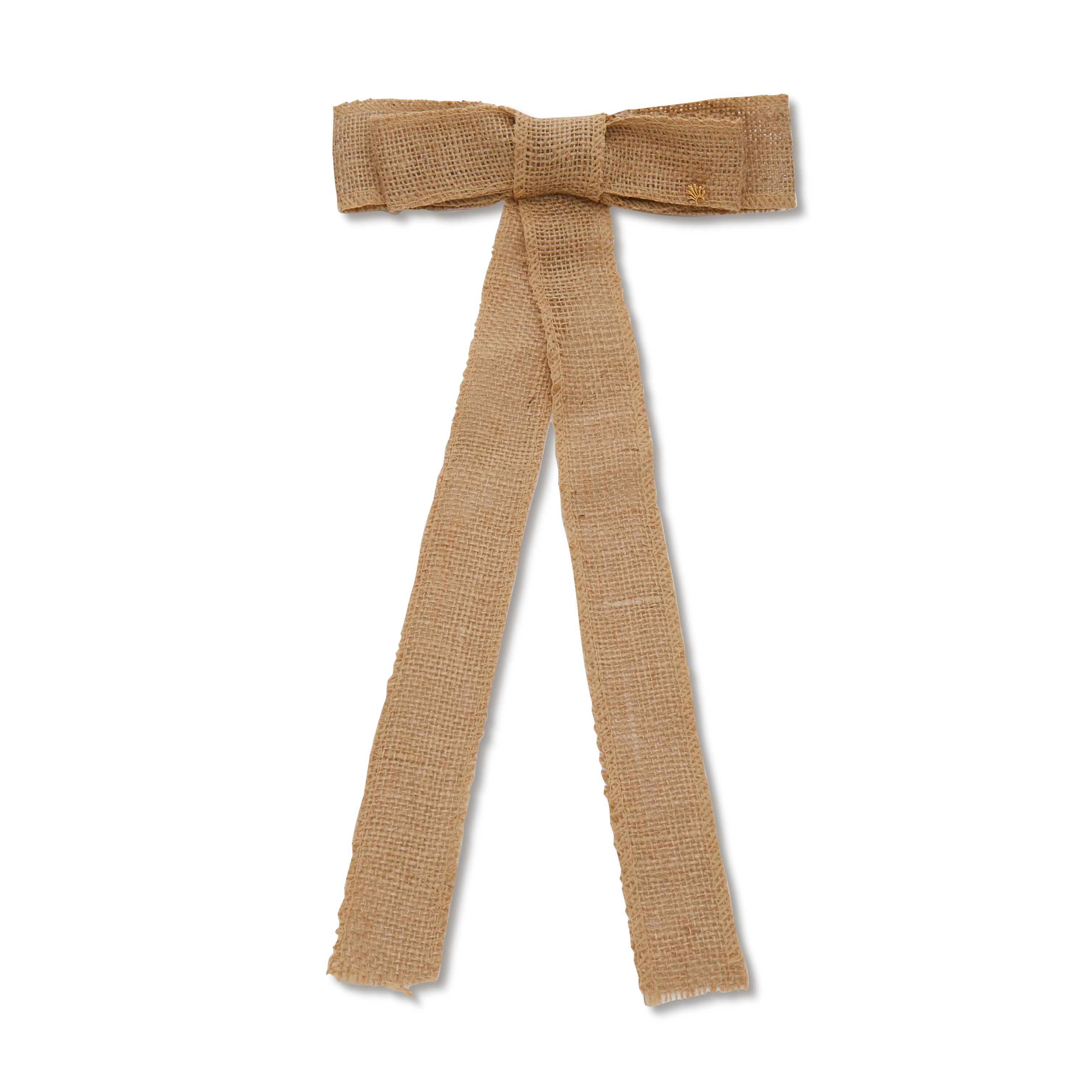 Raffia Jane Bow Barrette