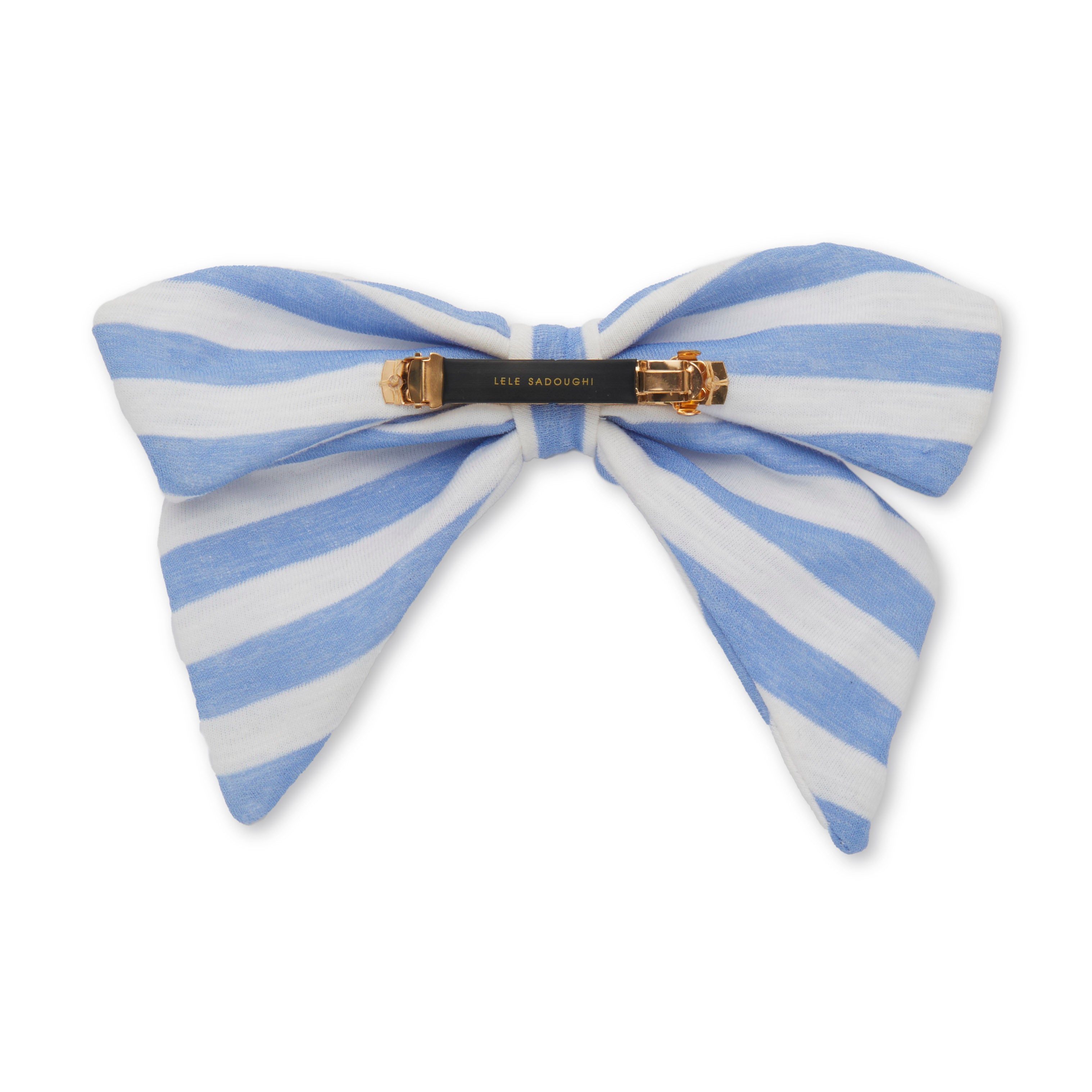 Libby Linen Gauze Bow Barrette