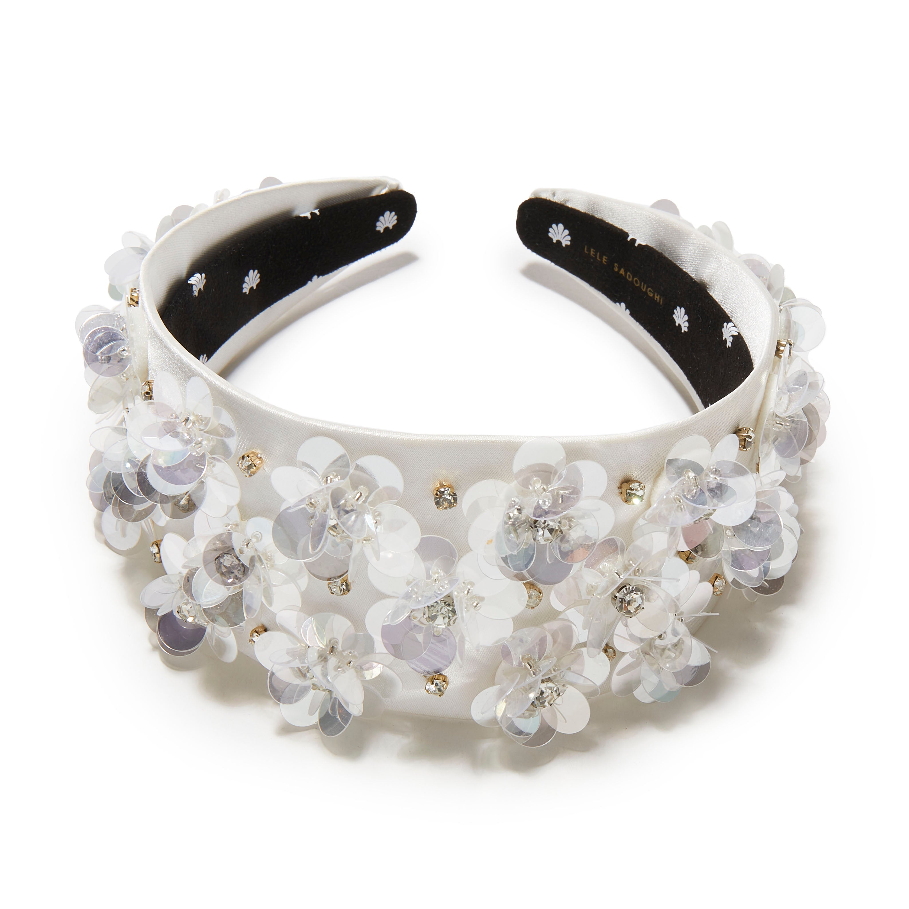 Brigitte Paillette Floral Headband
