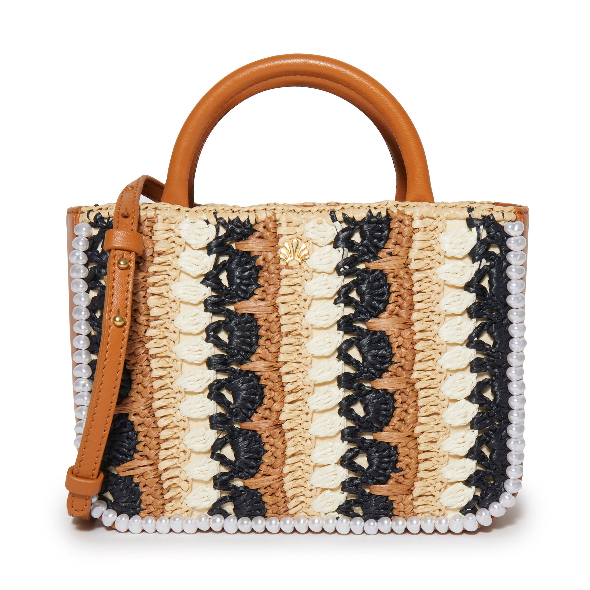 Maya Raffia Mini Tote