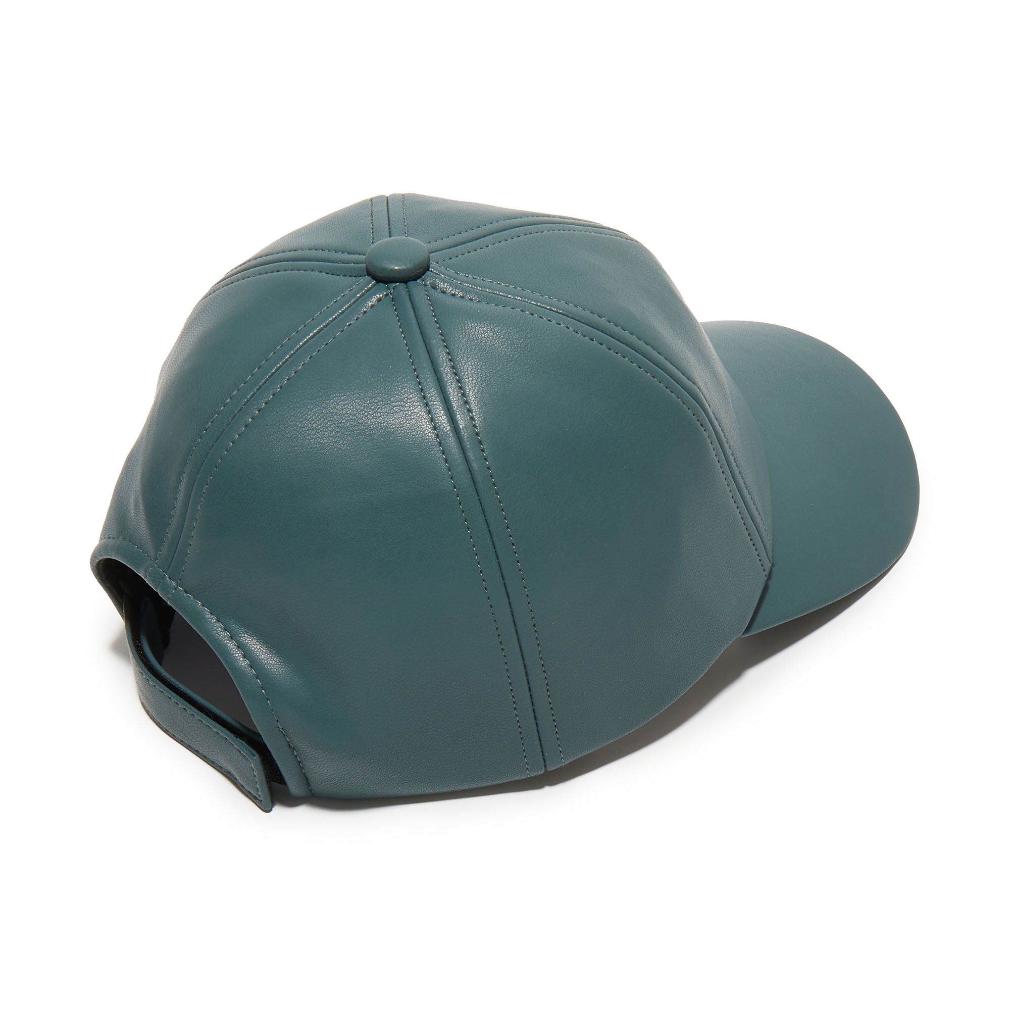 Faux Leather Baseball Cap