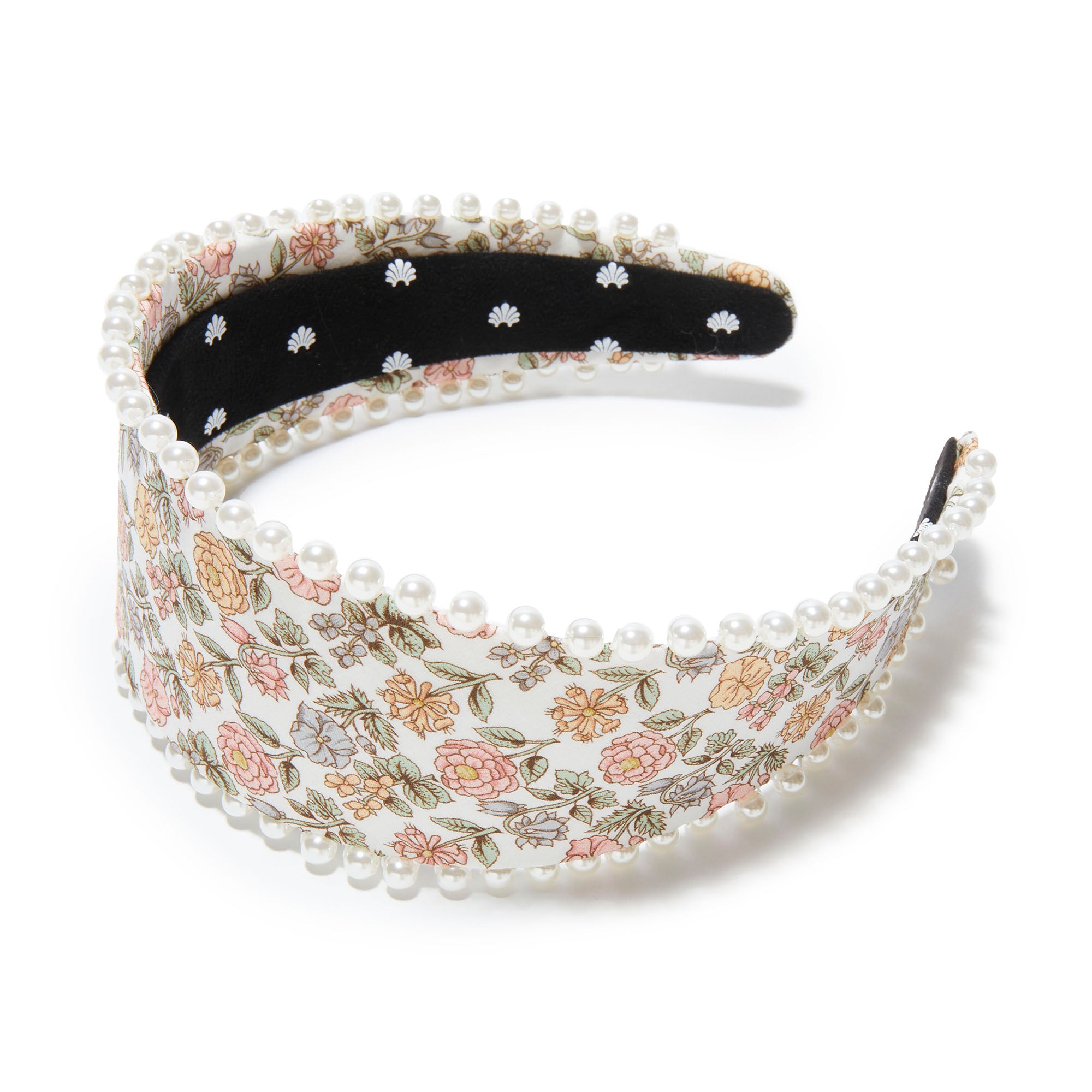 Brigitte Liberty Pearl Trim Headband